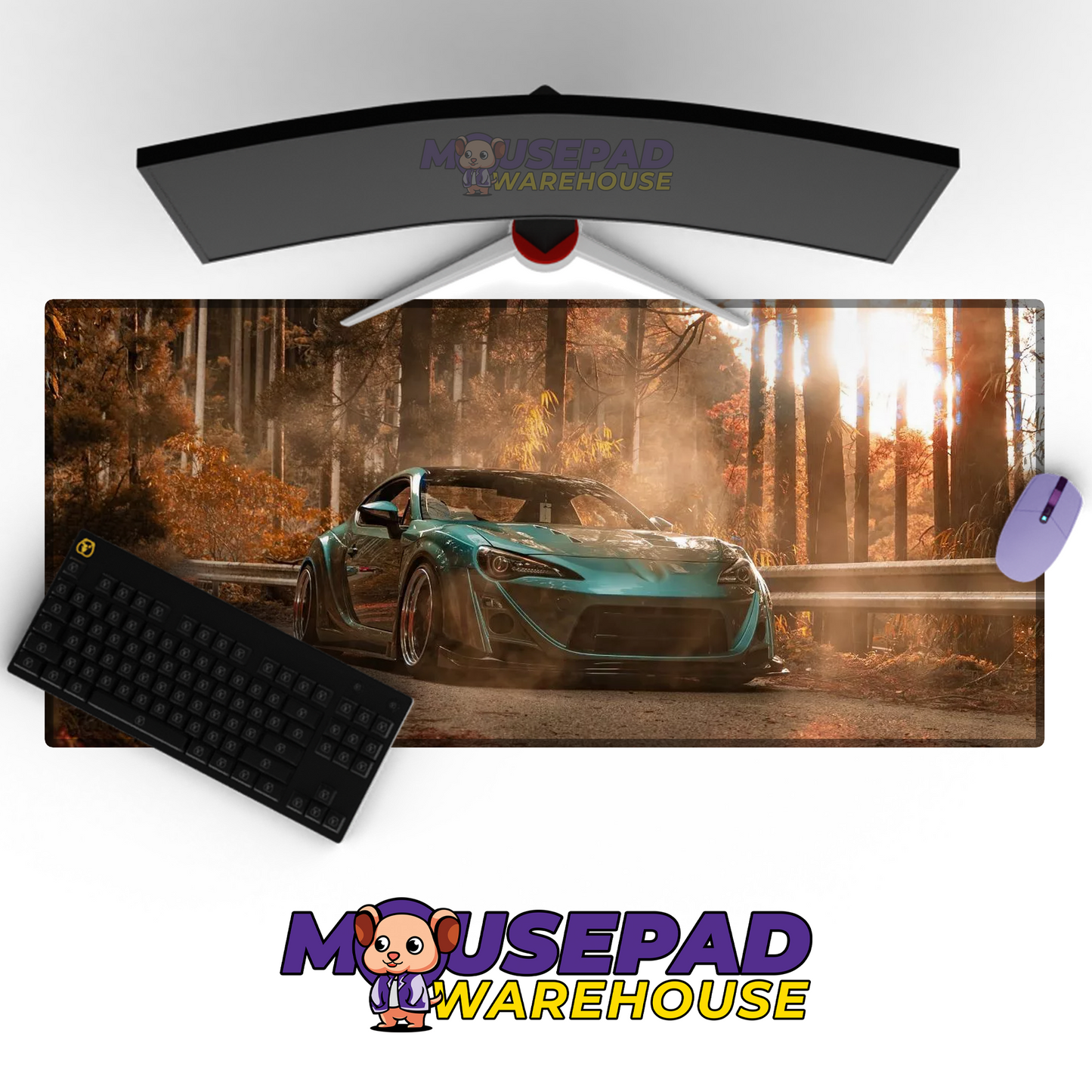 Toyota Supra V8 Mousepad Mockup