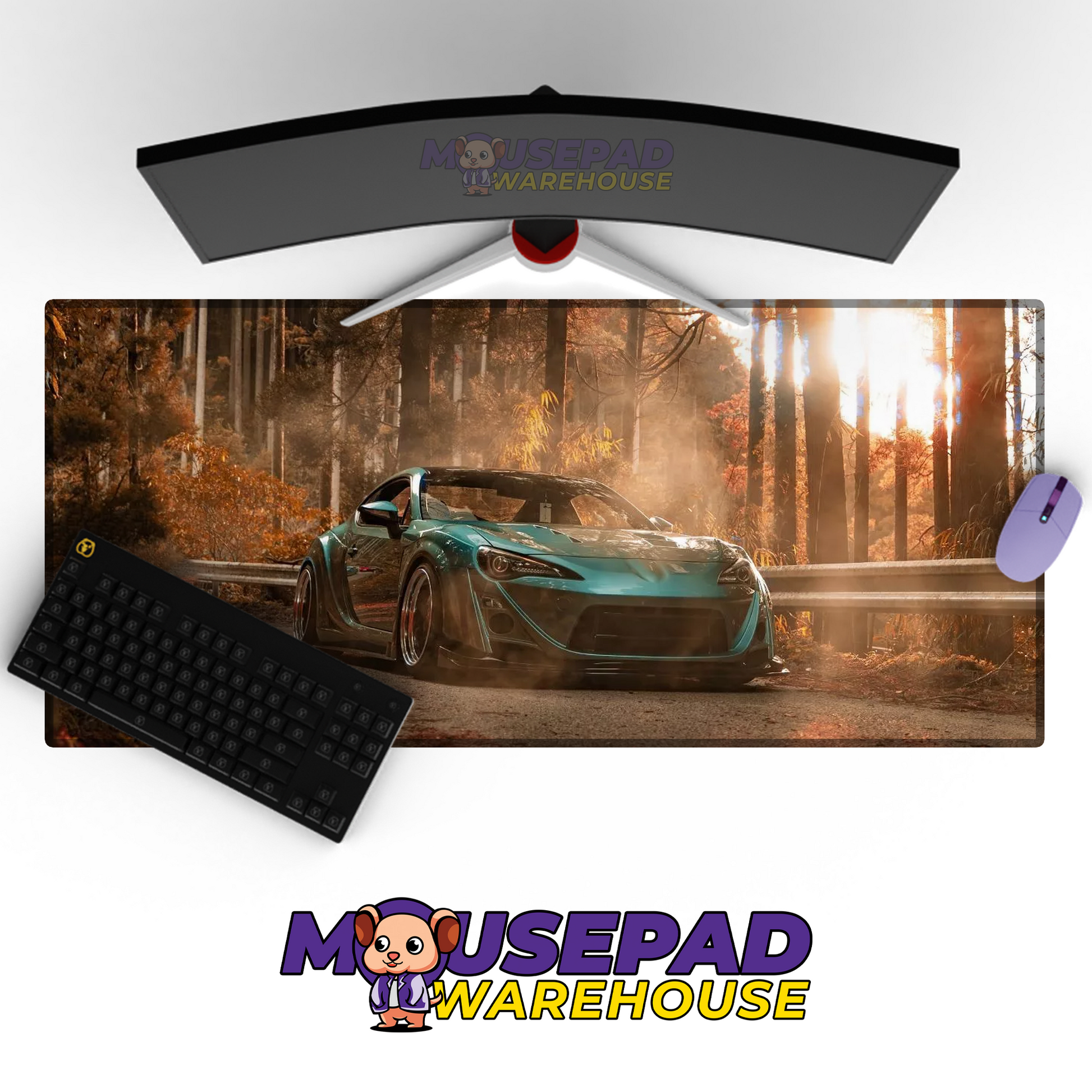 Toyota Supra V8 Mousepad Mockup