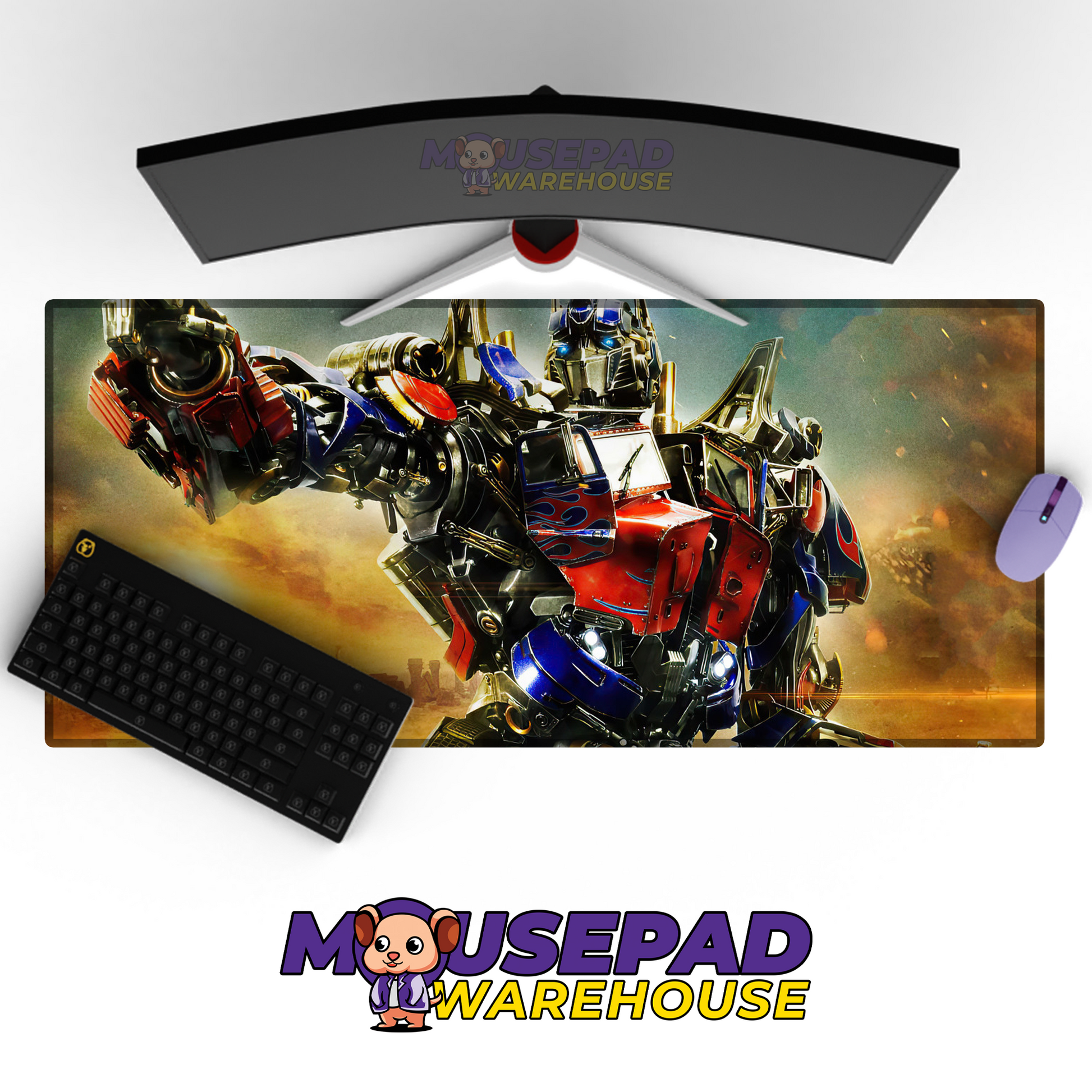 Transformers V10 Mousepad Mockup