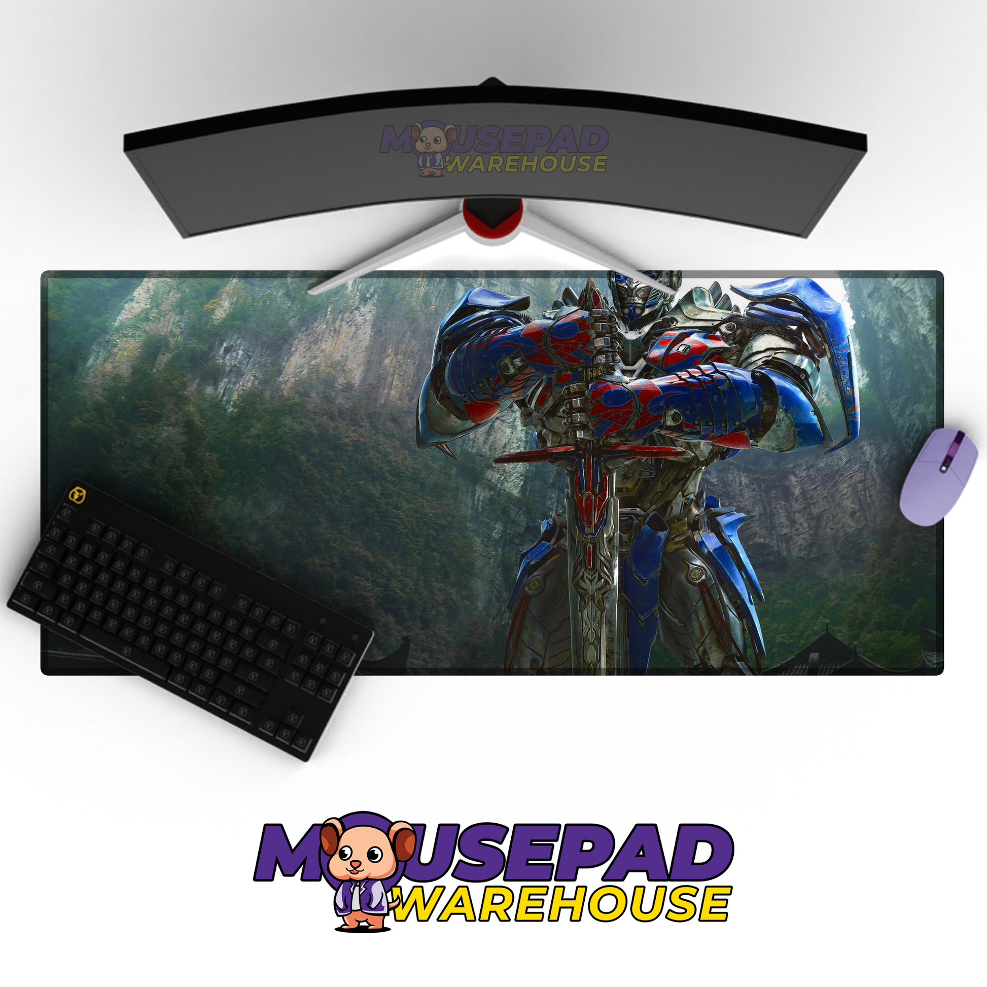 Transformers V18 Mousepad Mockup