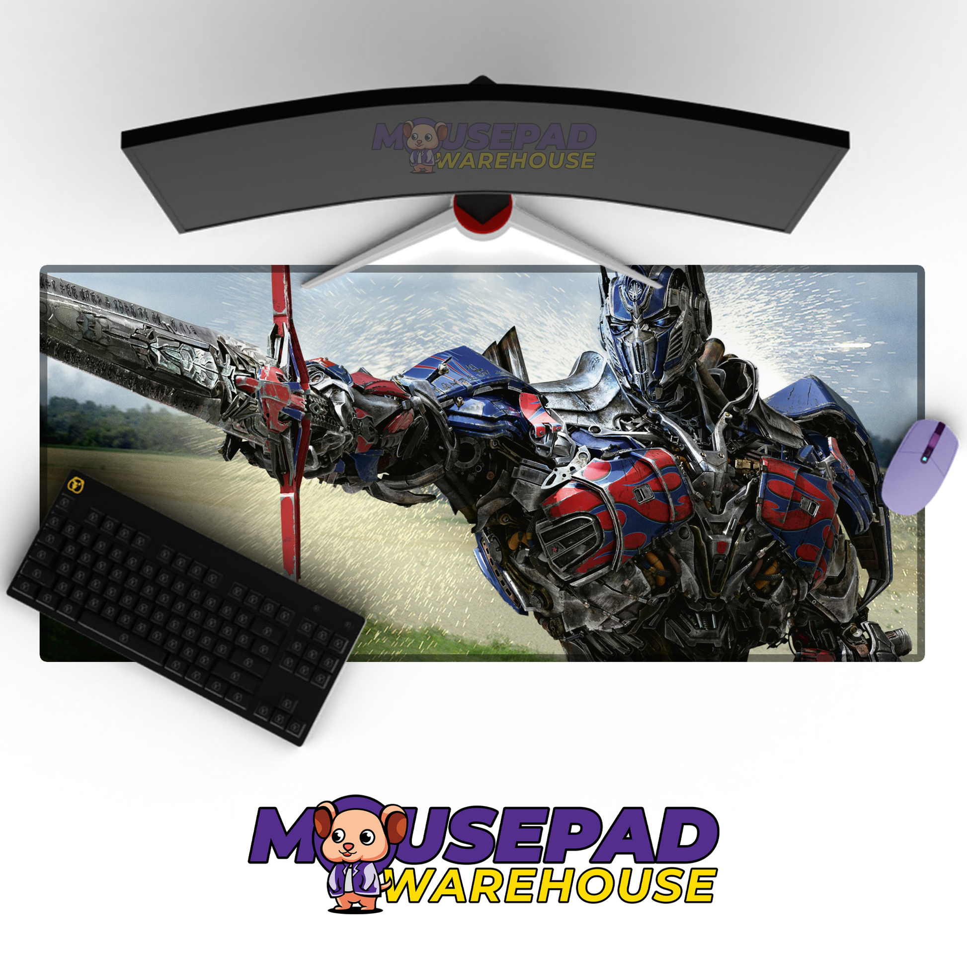 Transformers V2 Mousepad Mockup