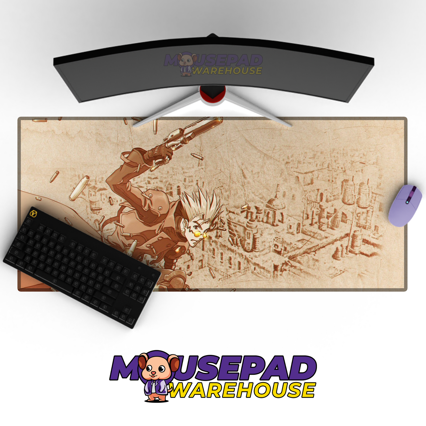 Trigun V13 Mousepad Mockup