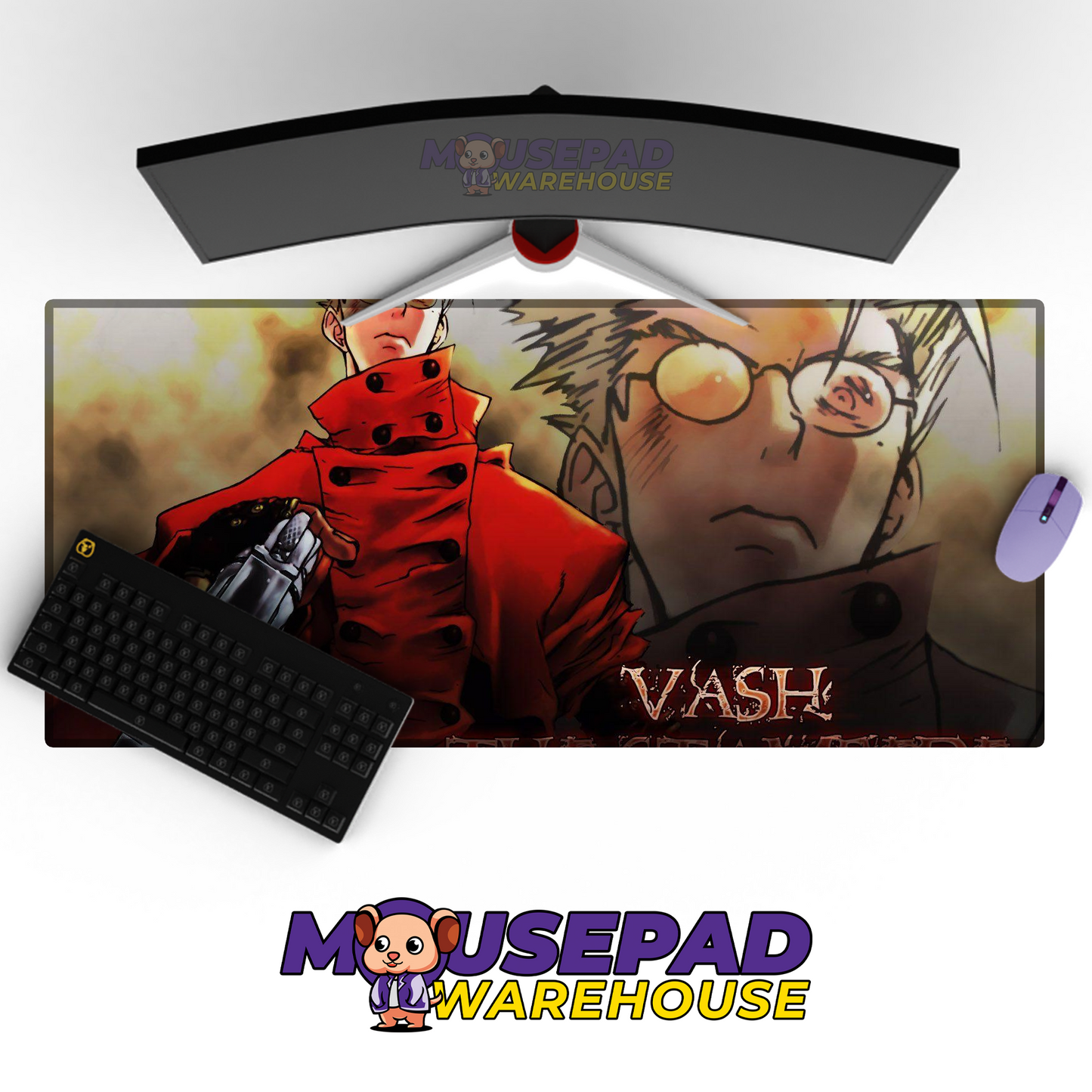 Trigun V18 Mousepad Mockup