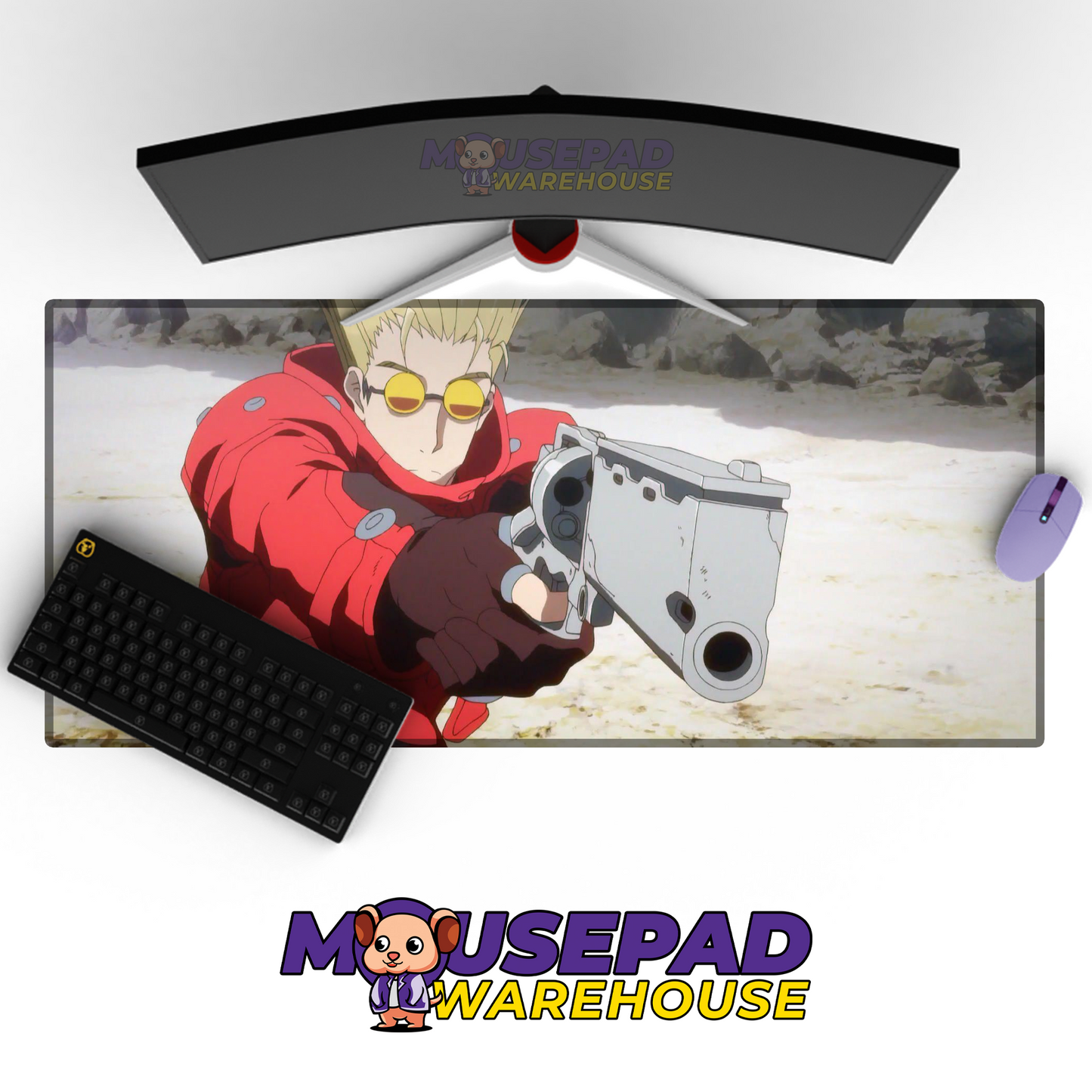 Trigun V30 Mousepad Mockup