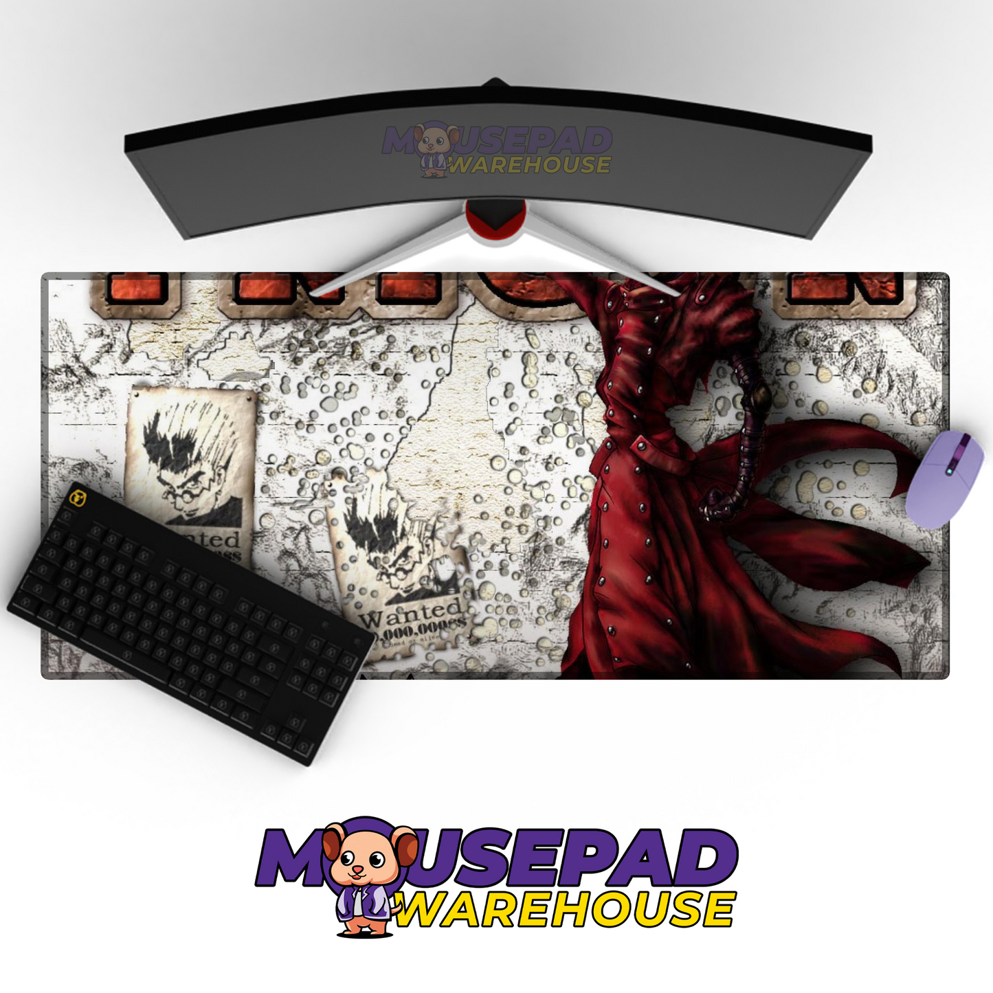 Trigun V32 Mousepad Mockup