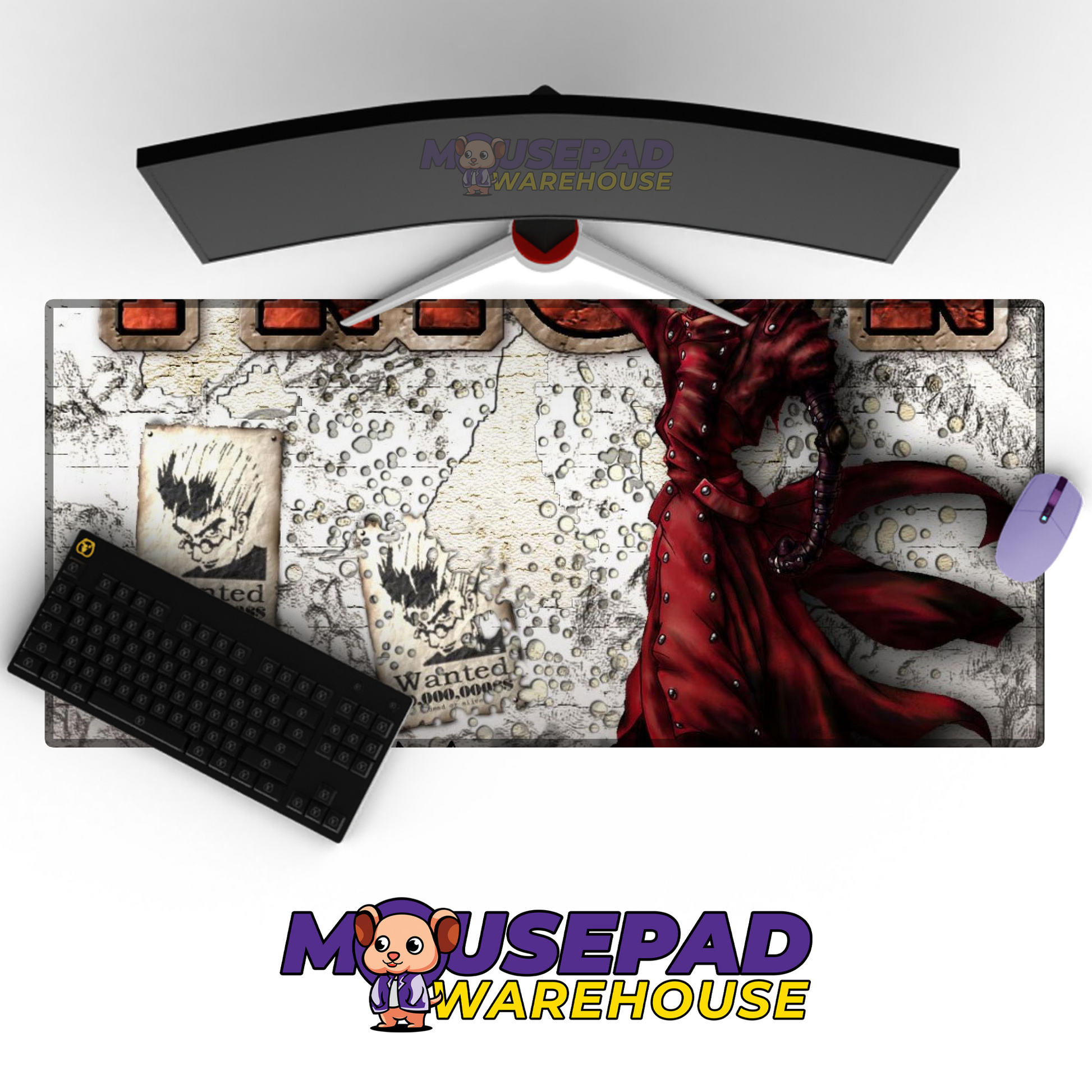 Trigun V32 Mousepad Mockup