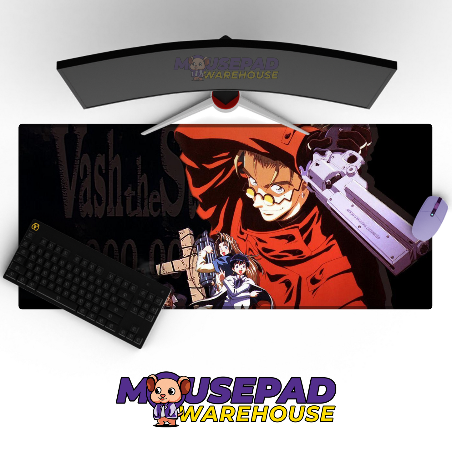Trigun V33 Mousepad Mockup