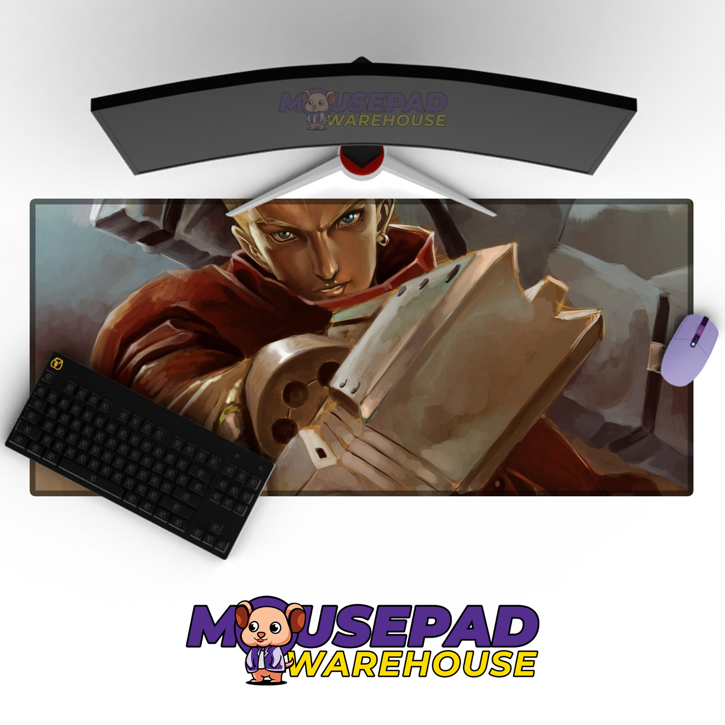 Trigun V34 Mousepad Mockup