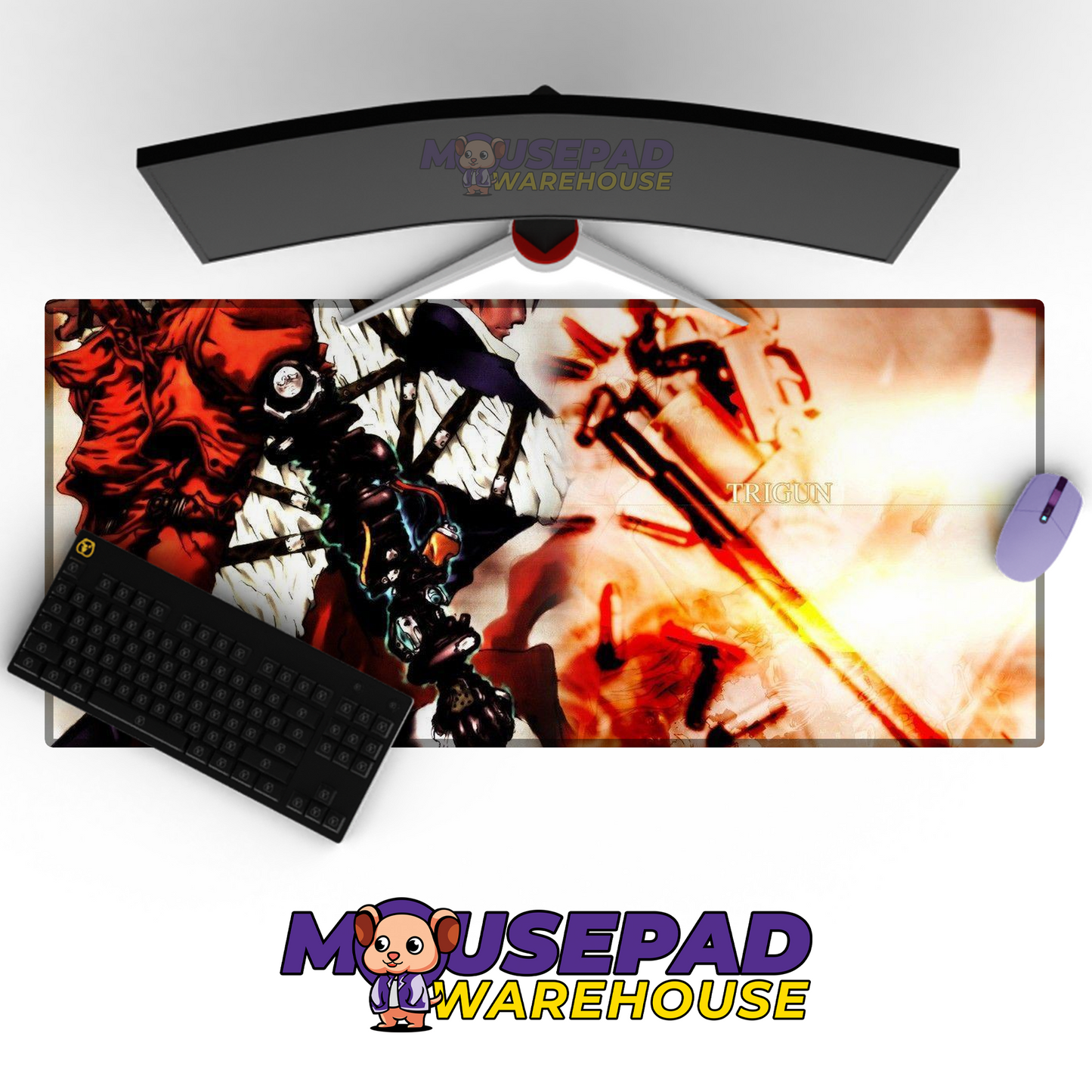 Trigun V35 Mousepad Mockup