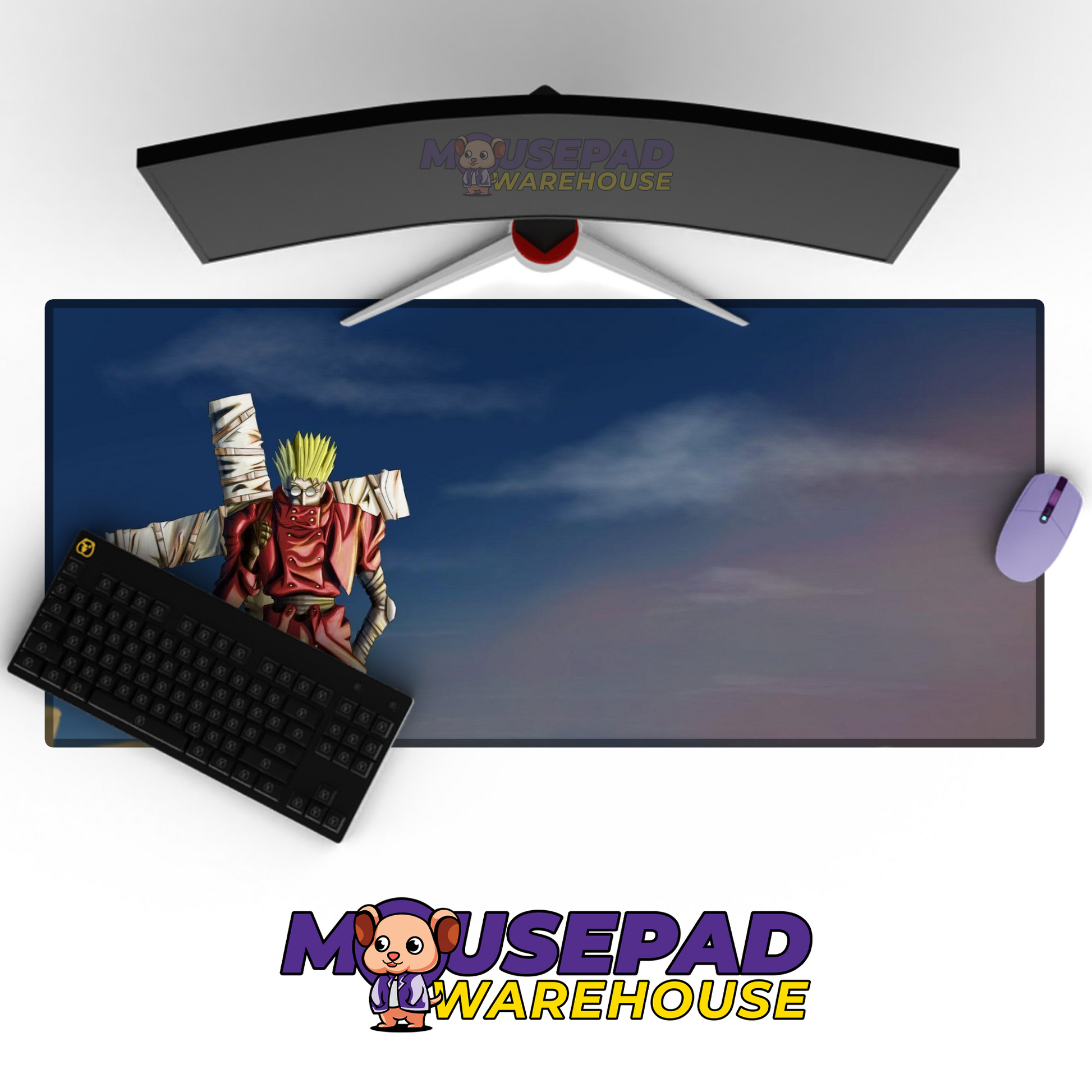 Trigun V36 Mousepad Mockup