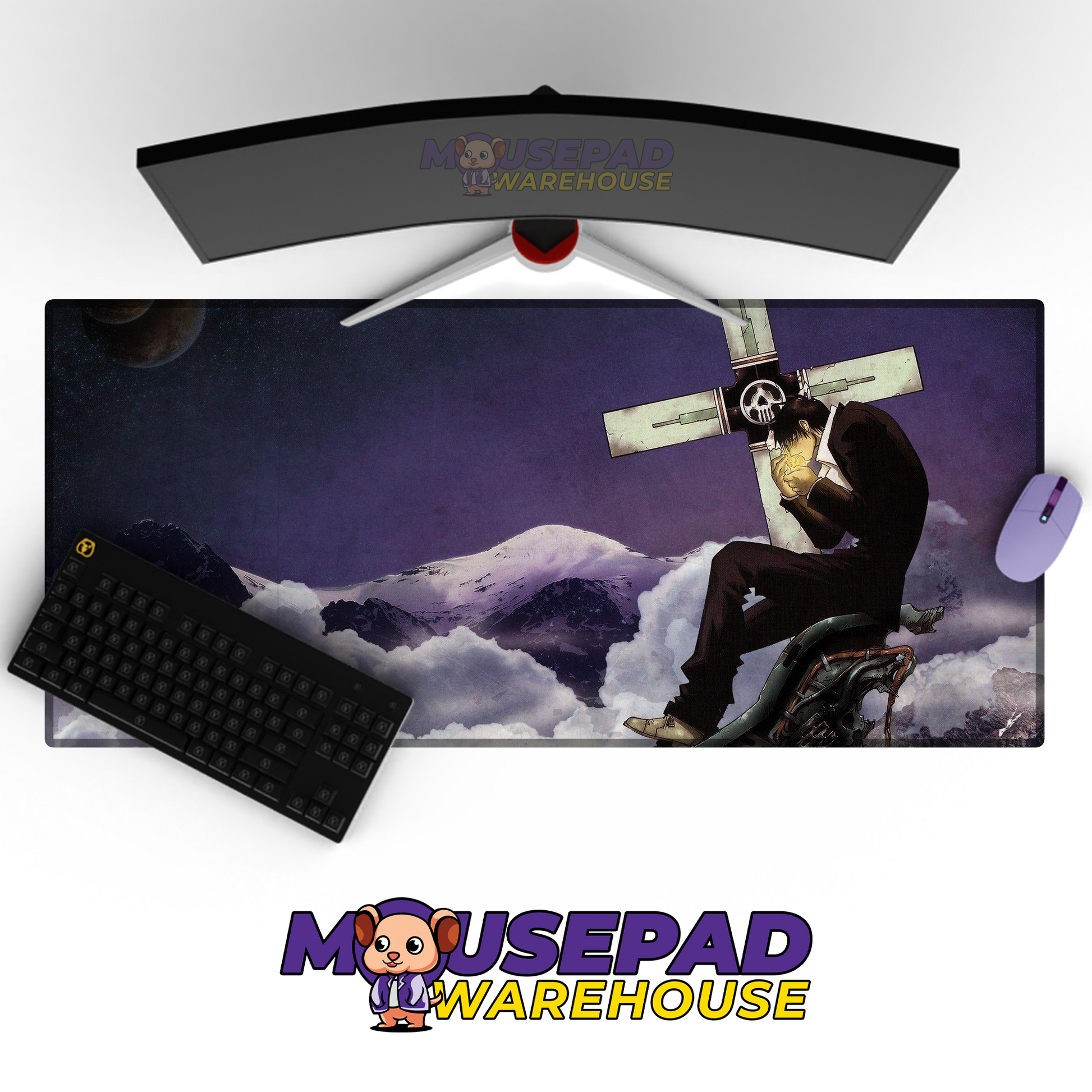 Trigun V37 Mousepad Mockup