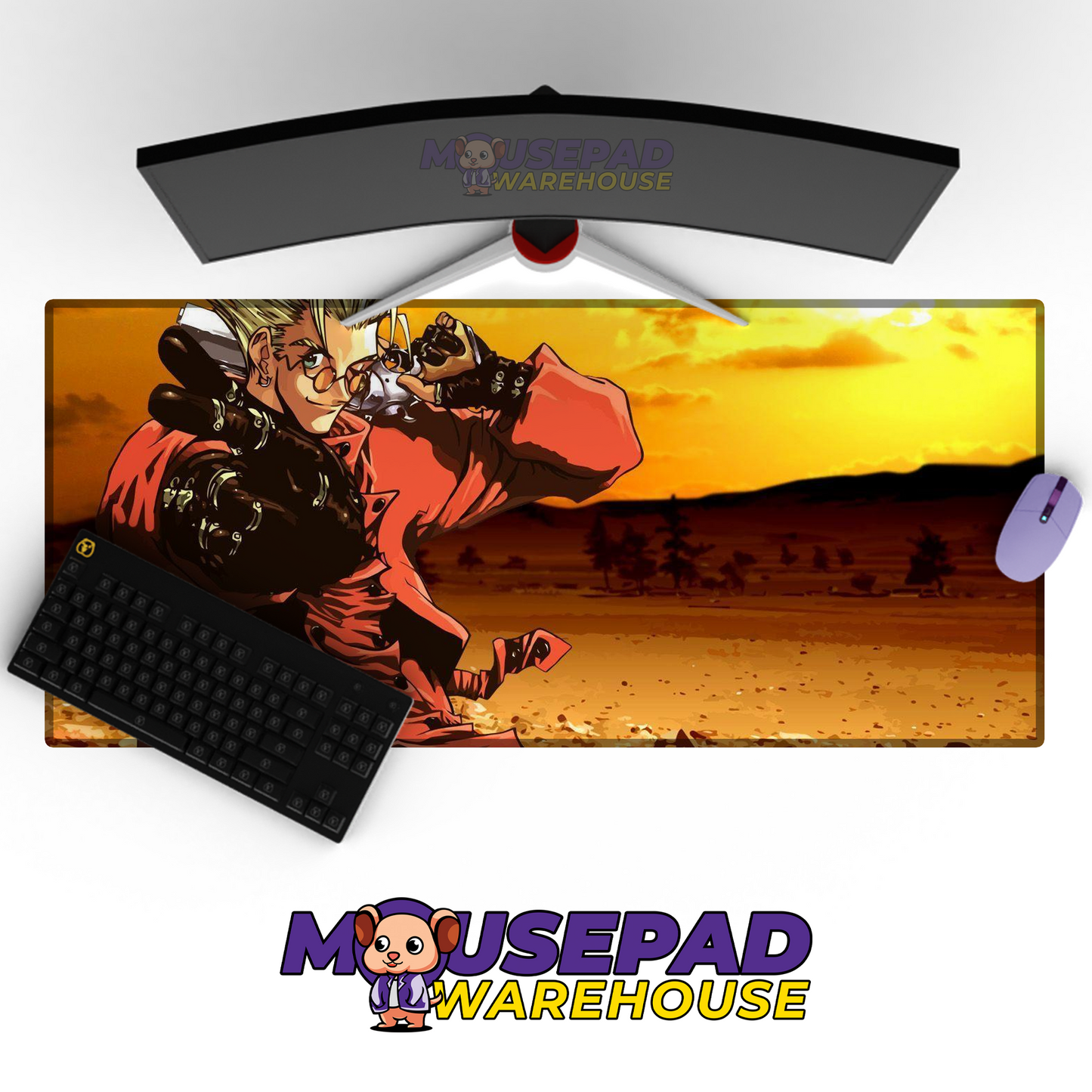 Trigun V6 Mousepad Mockup