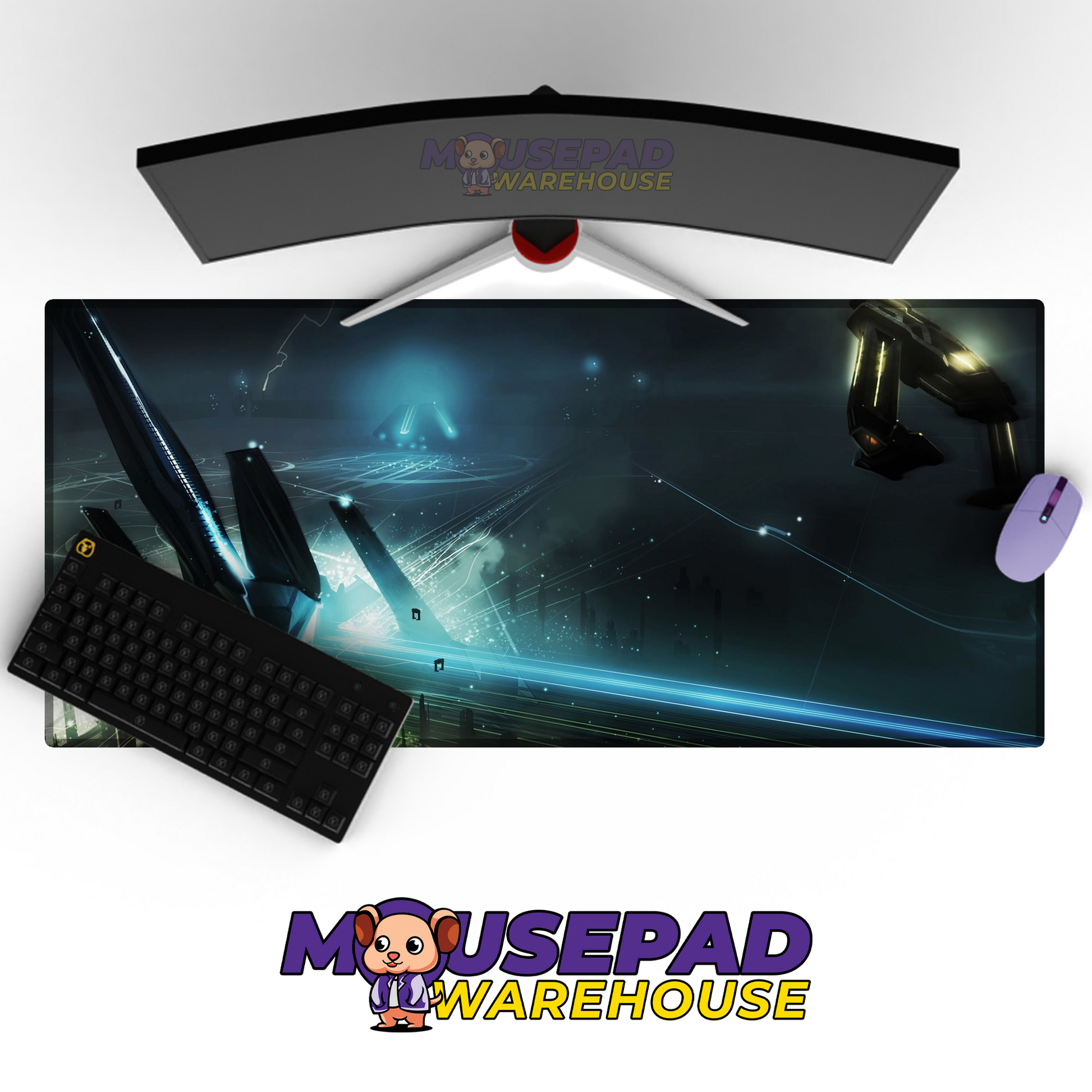 Tron Legacy V11 Mousepad Mockup