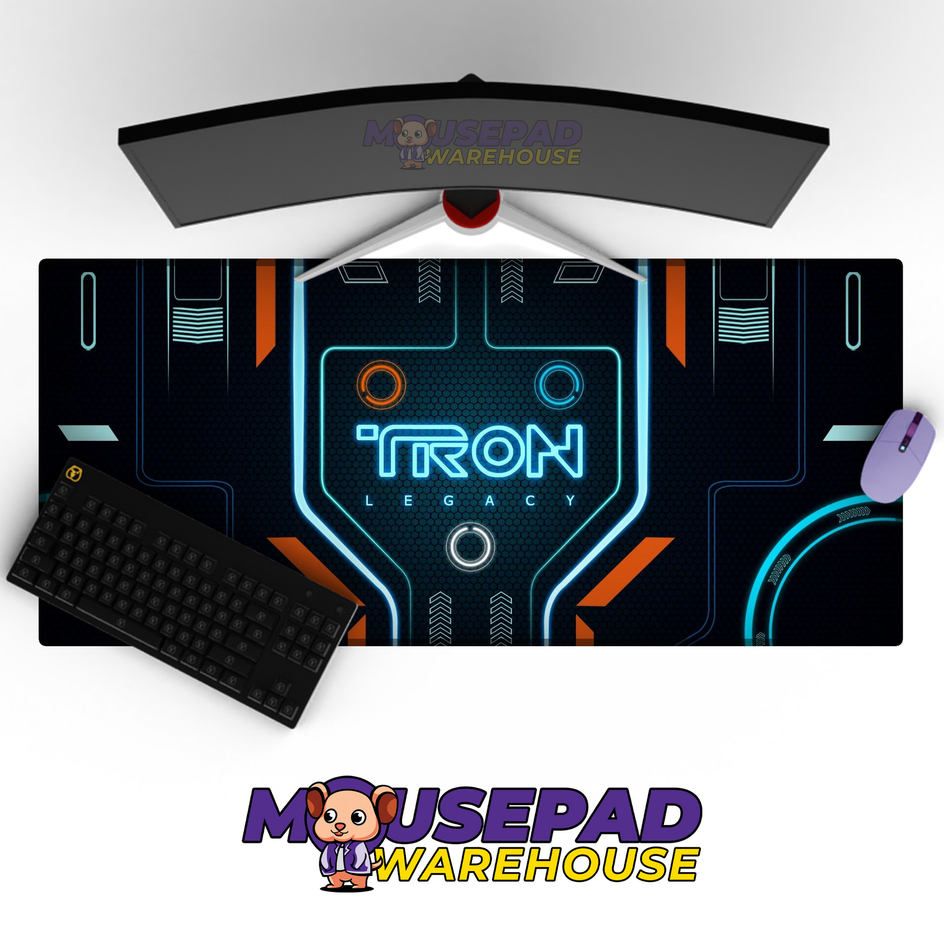Tron Legacy V16 Mousepad Mockup