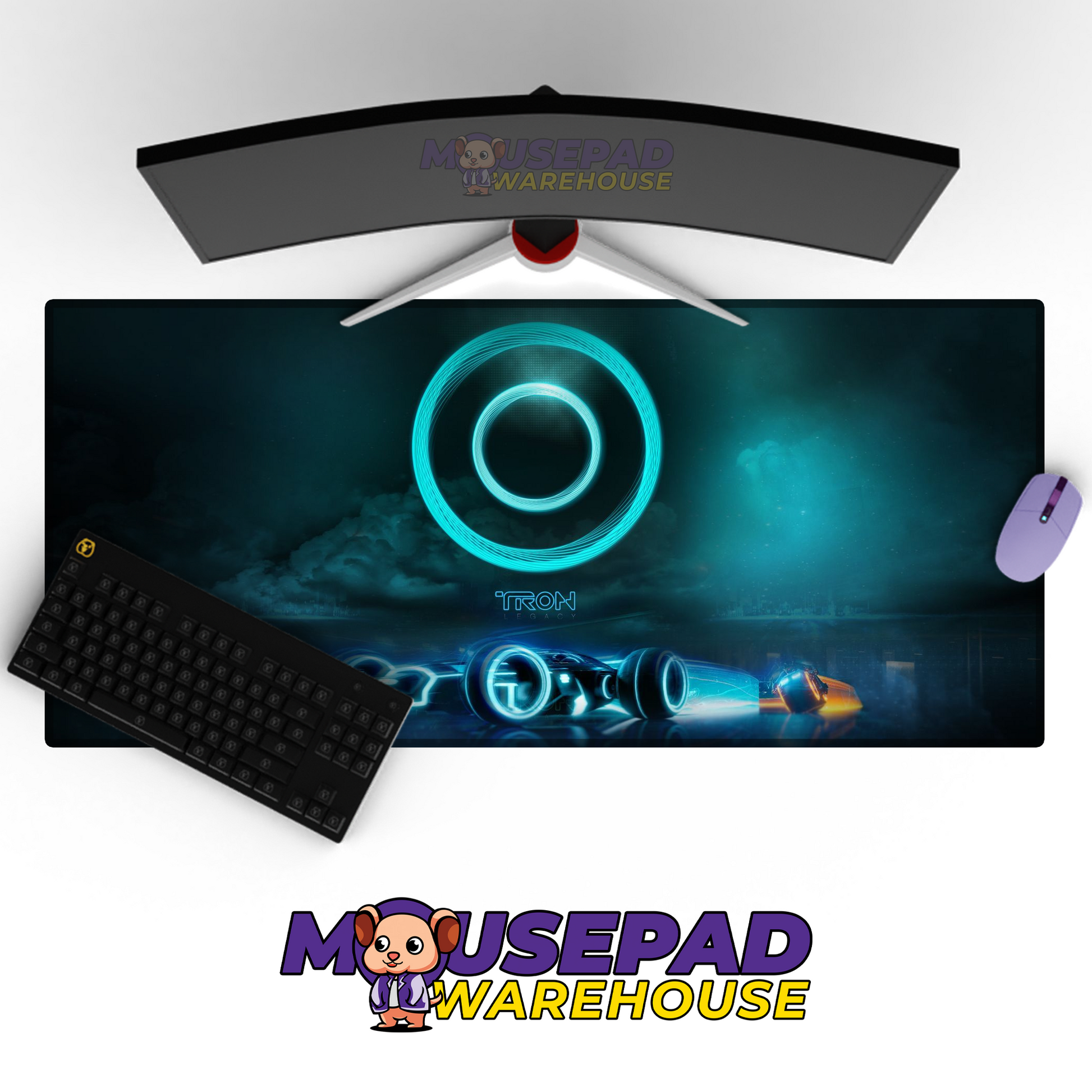 Tron Legacy V17 Mousepad Mockup