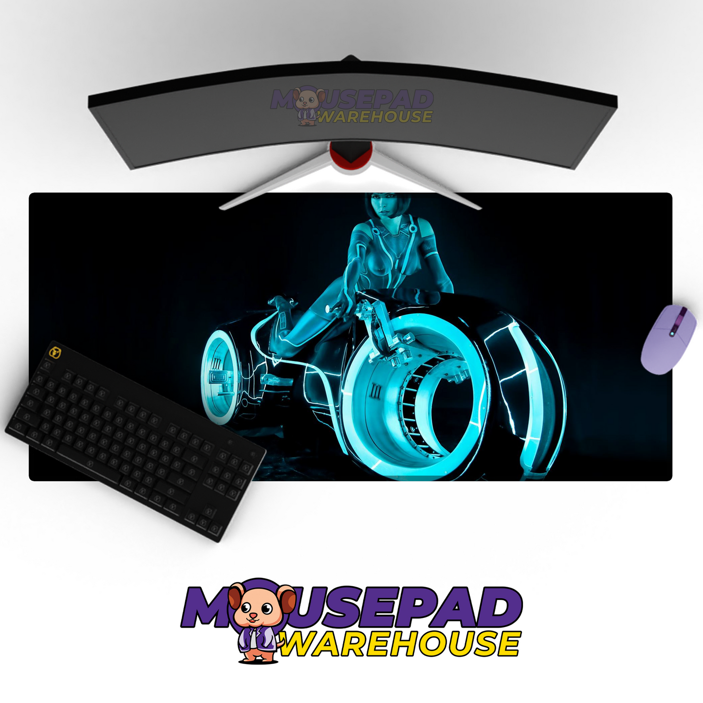 Tron Legacy V19 Mousepad Mockup