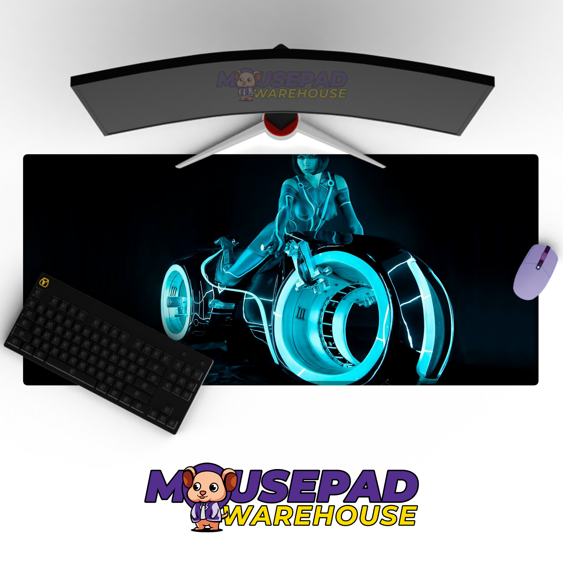 Tron Legacy V19 Mousepad Mockup