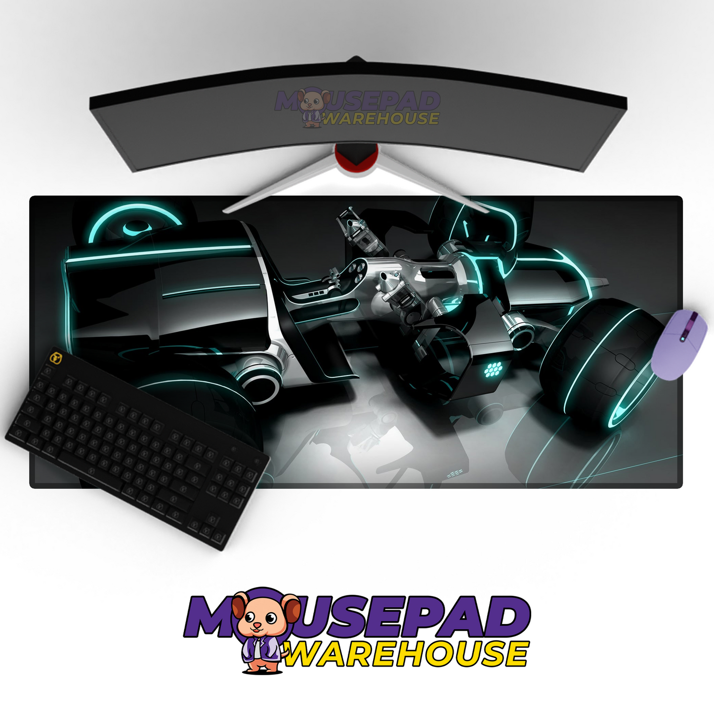 Tron Legacy V1 Mousepad Mockup