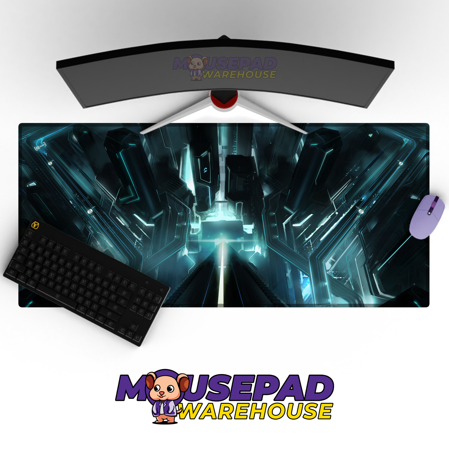 Tron Legacy V20 Mousepad Mockup