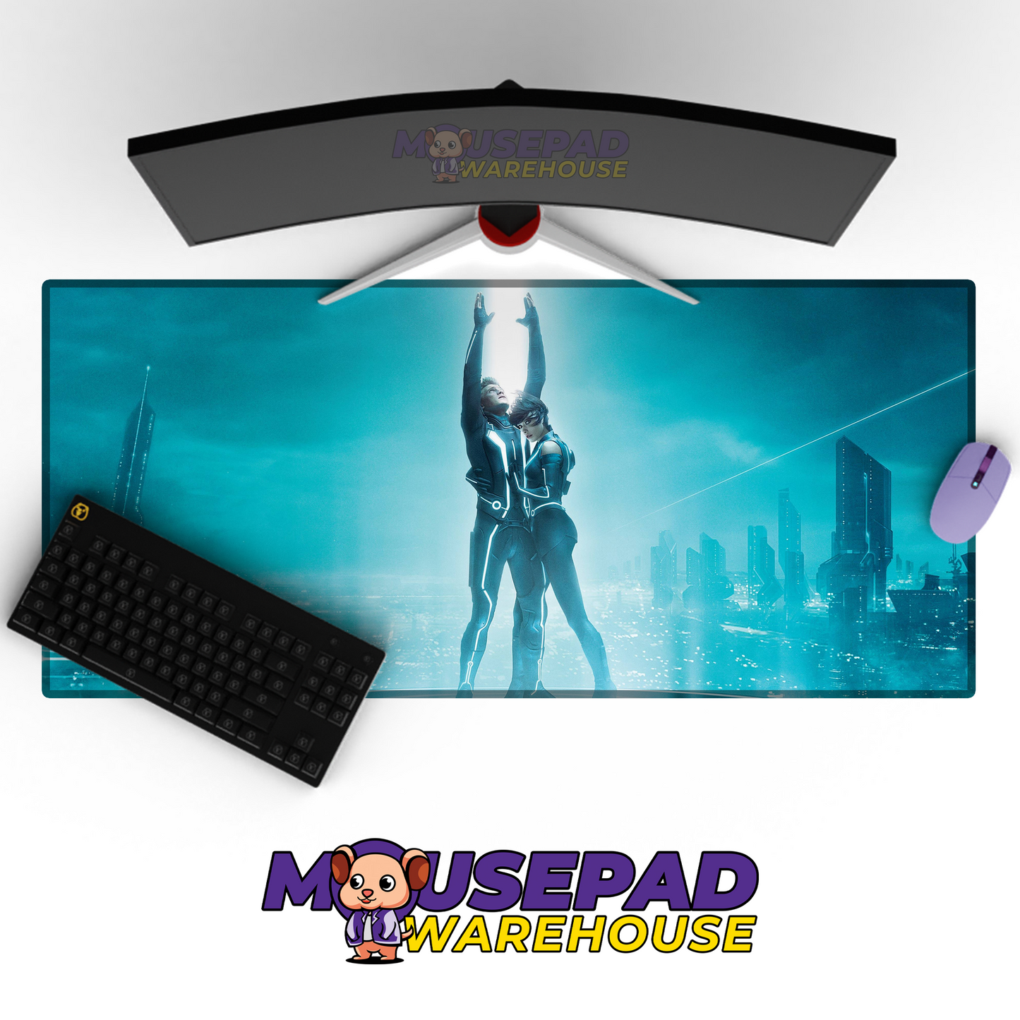 Tron Legacy V22 Mousepad Mockup