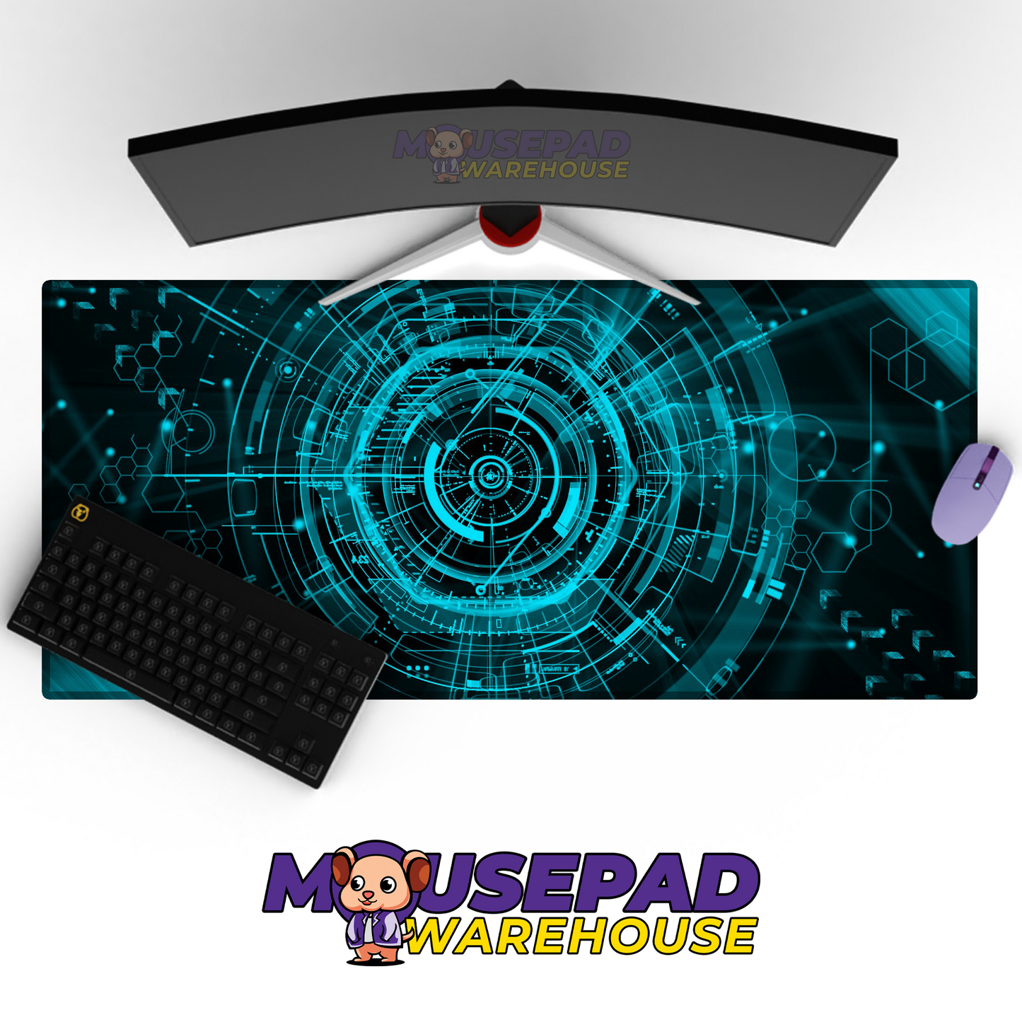 Tron Legacy V23 Mousepad Mockup