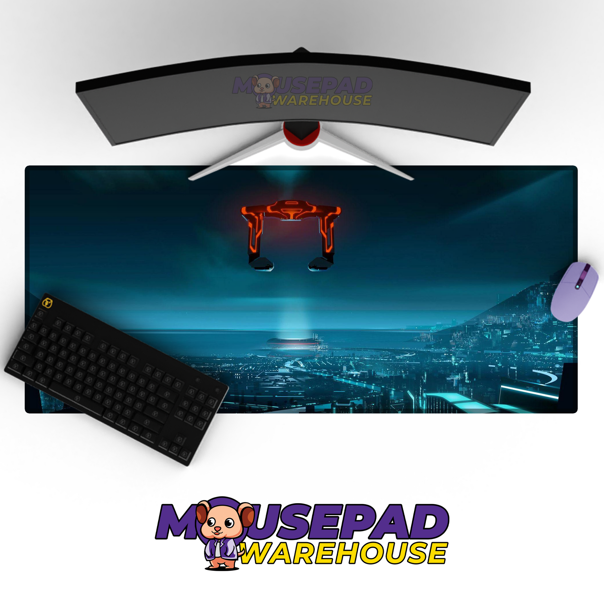 Tron Legacy V24 Mousepad Mockup