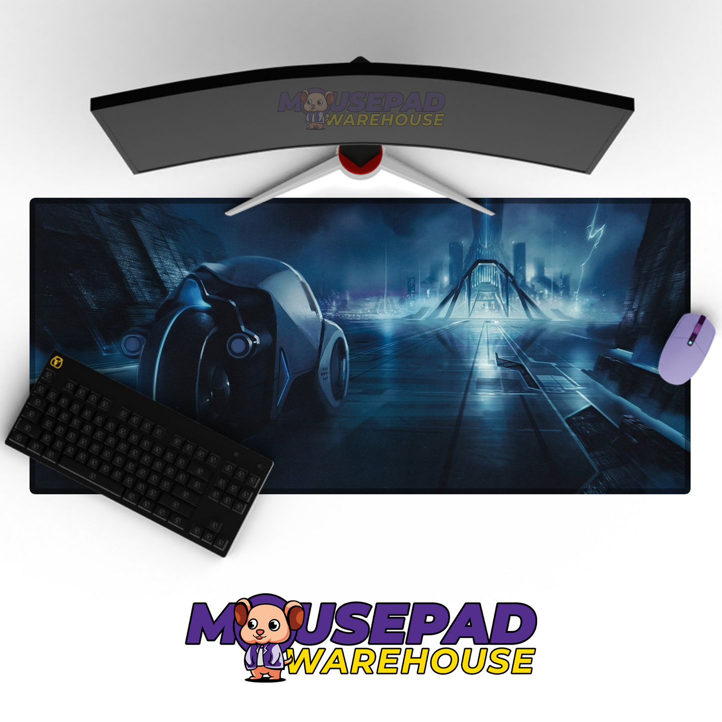 Tron Legacy V25 Mousepad Mockup