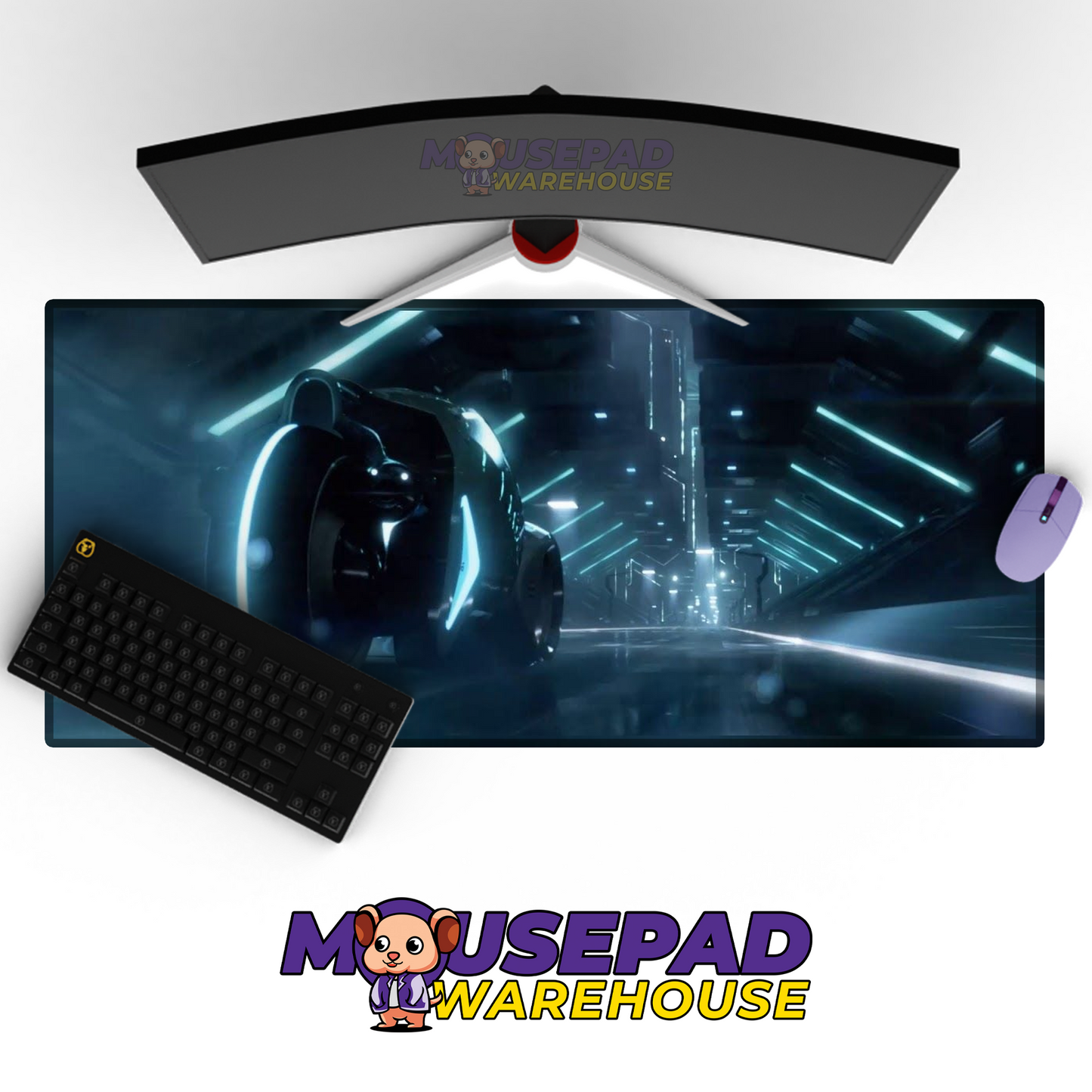 Tron Legacy V2 Mousepad Mockup