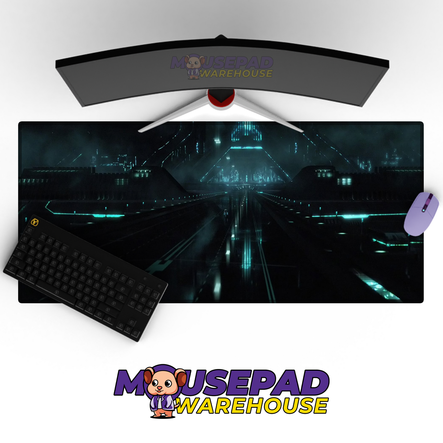 Tron Legacy V3 Mousepad Mockup