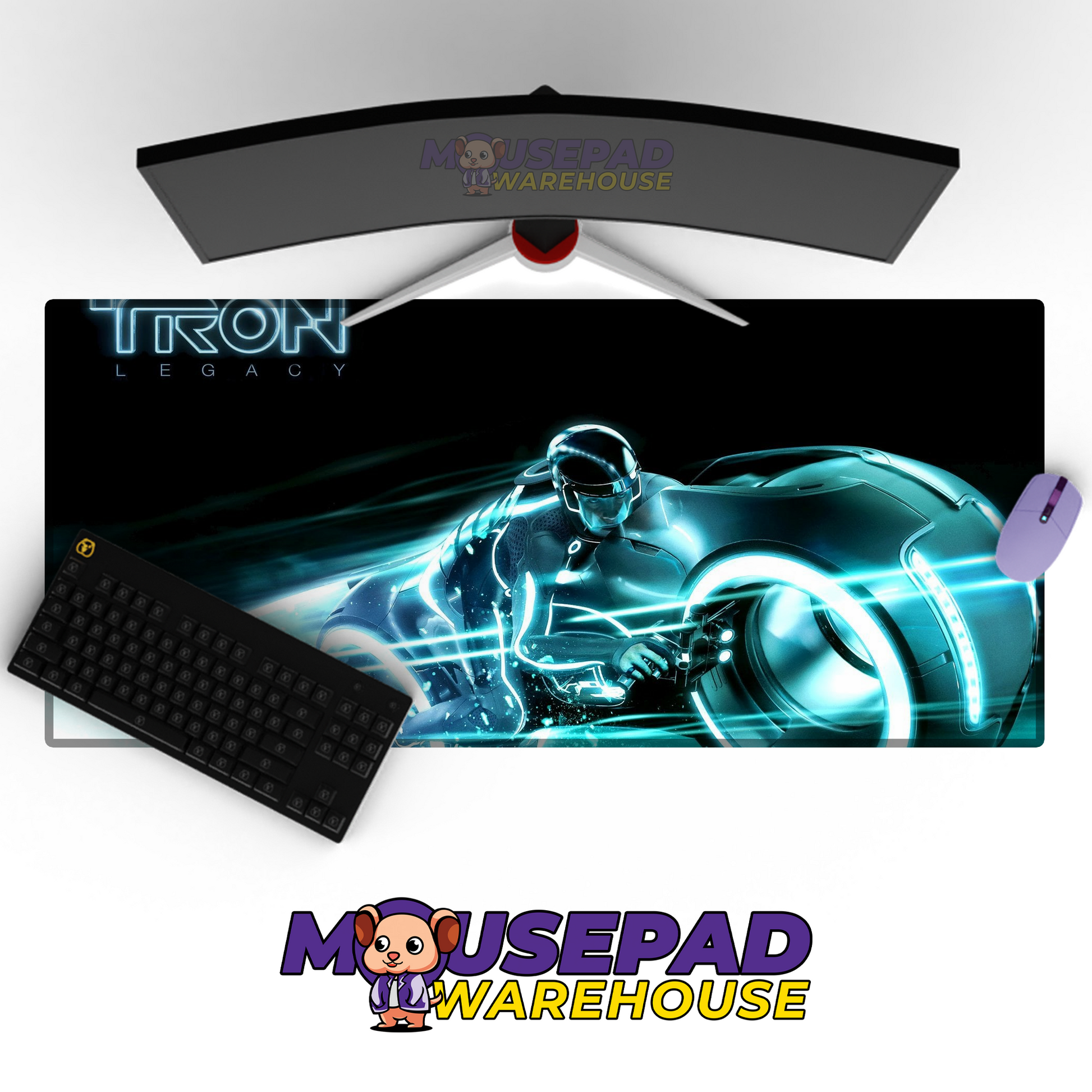 Tron Legacy V8 Mousepad Mockup
