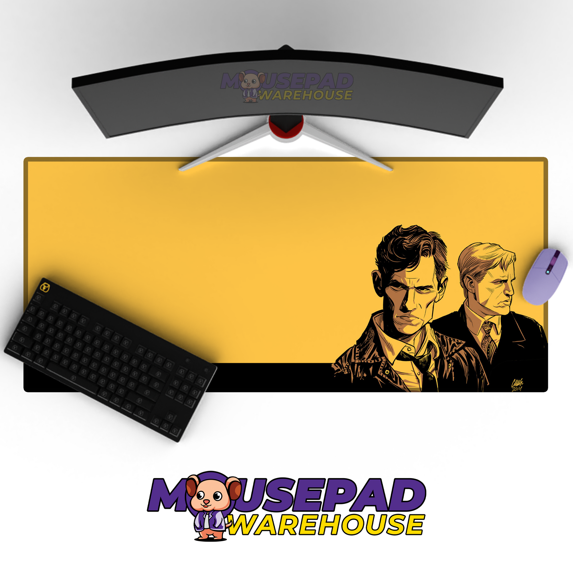 True Detective V18 Mousepad Mockup