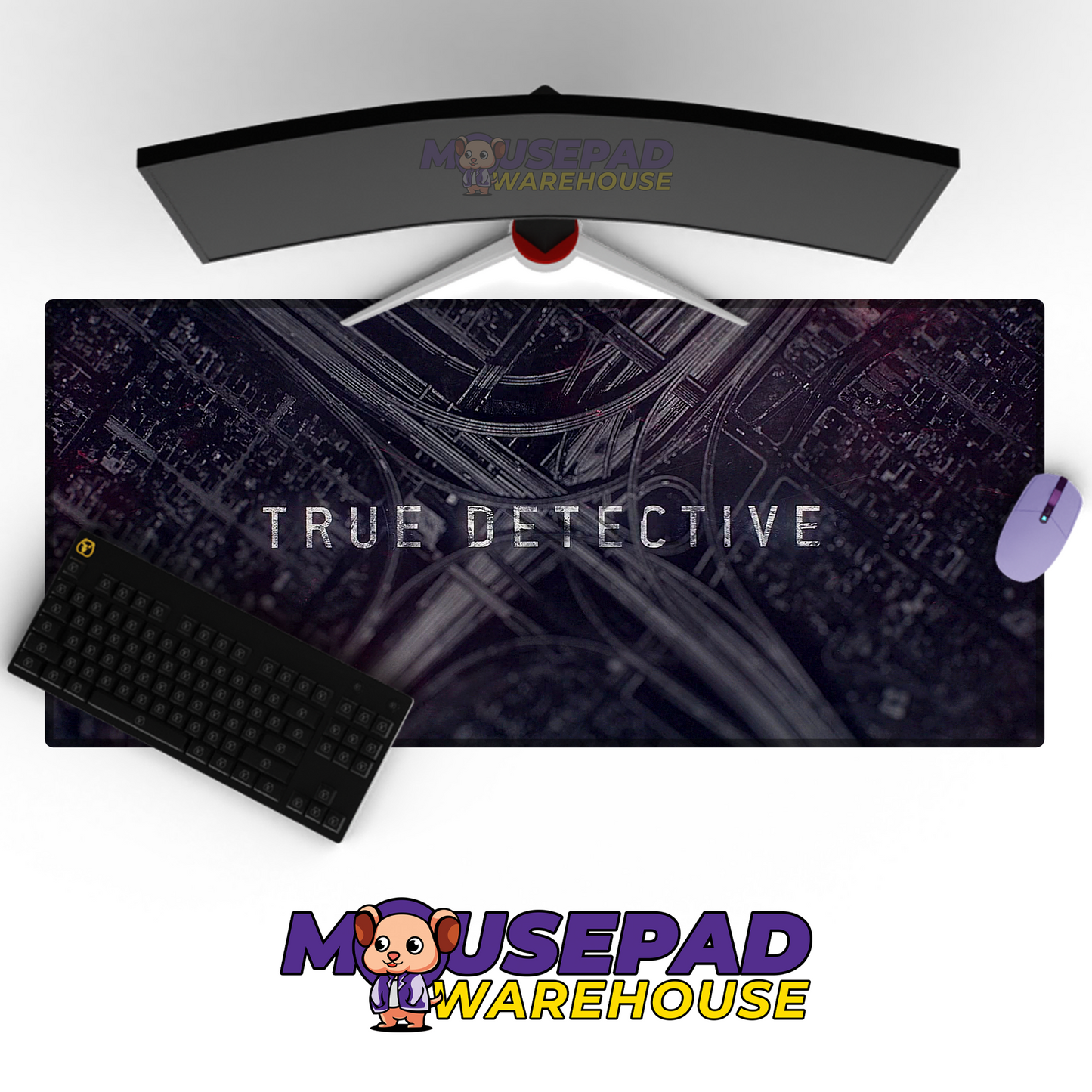 True Detective V1 Mousepad Mockup