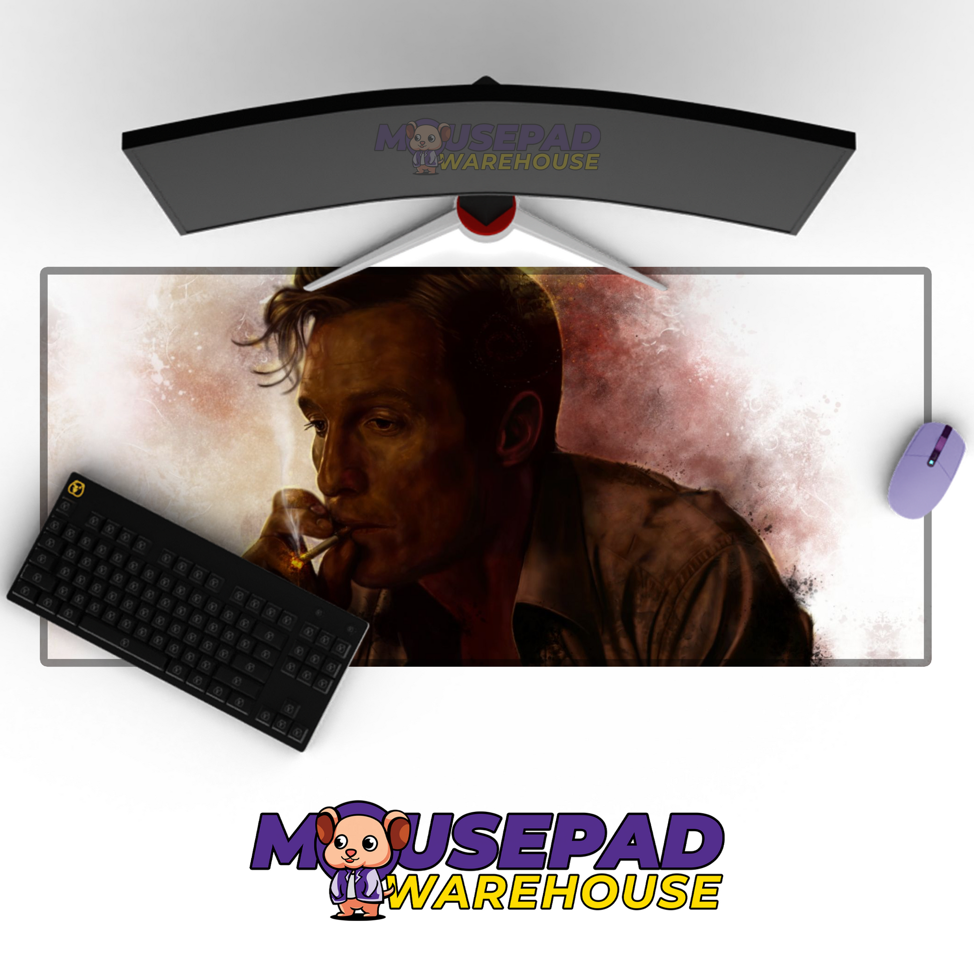 True Detective V8 Mousepad Mockup
