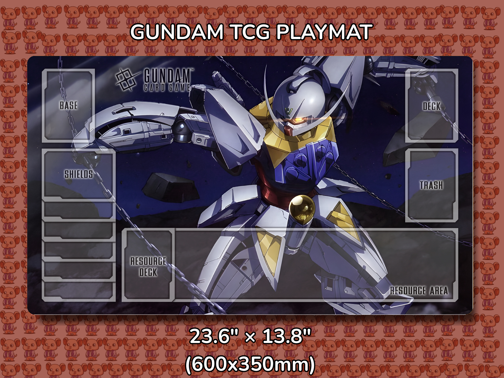 Turn A Gundam Gundam TCG Playmat Mockup