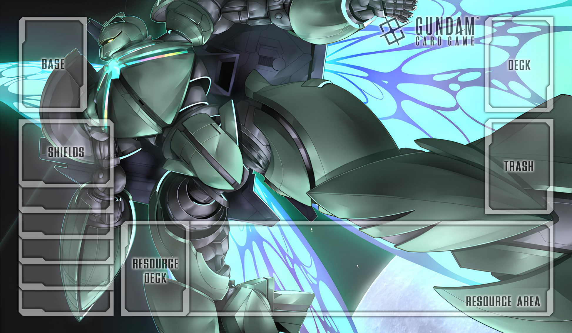 Turn X Butterfly Gundam TCG Playmat