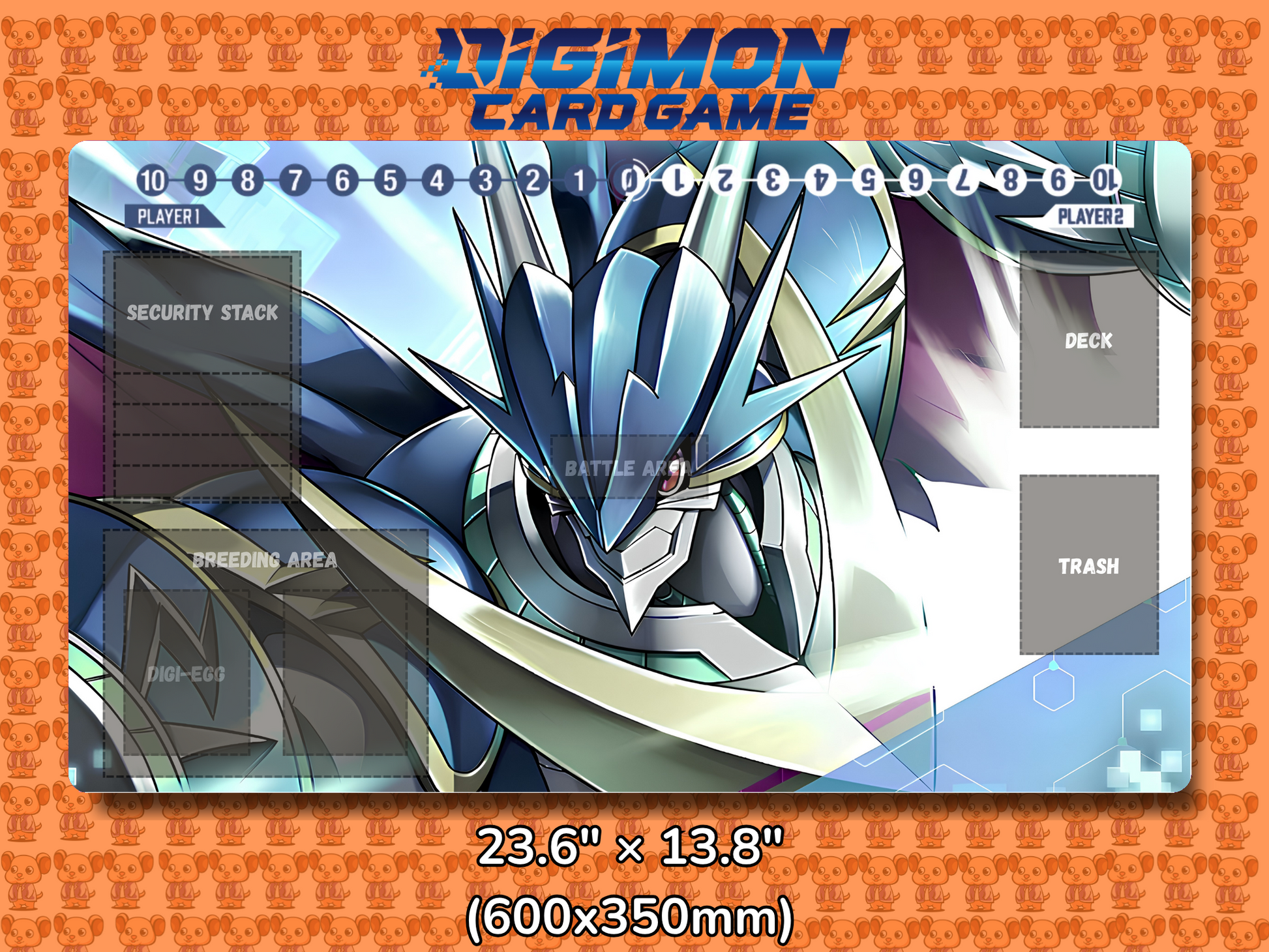 Ulforceveedramon Digimon Card Game Playmat Mockup