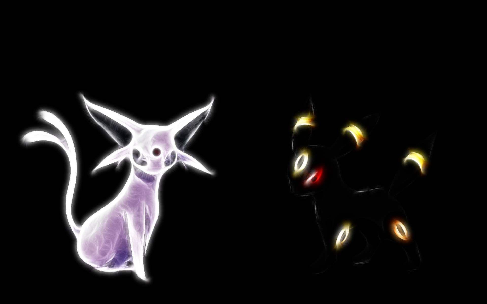 Umbreon Espeon Neon Art