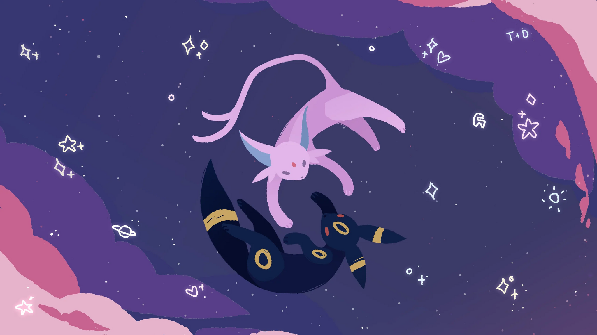 Umbreon Espeon Peace