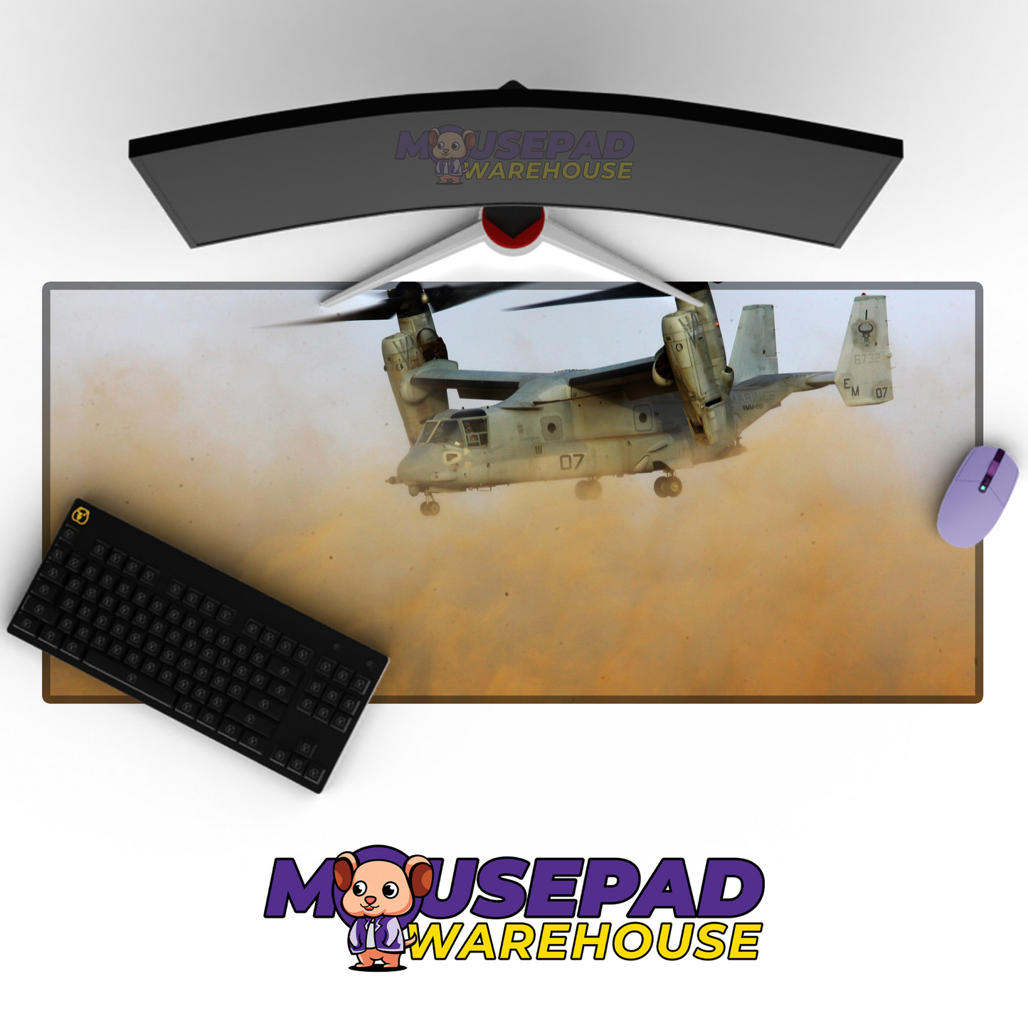 V-22 Osprey V10 Mousepad Deskmat Mockup
