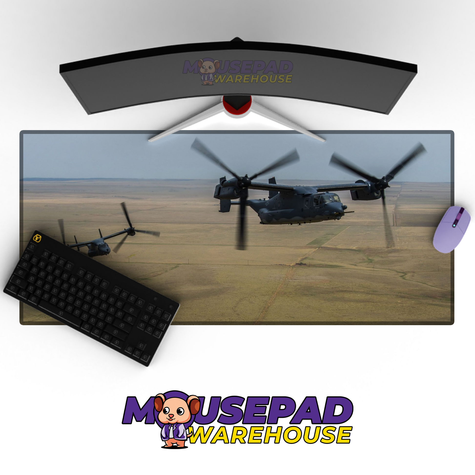 V-22 Osprey V14 Mousepad Deskmat Mockup