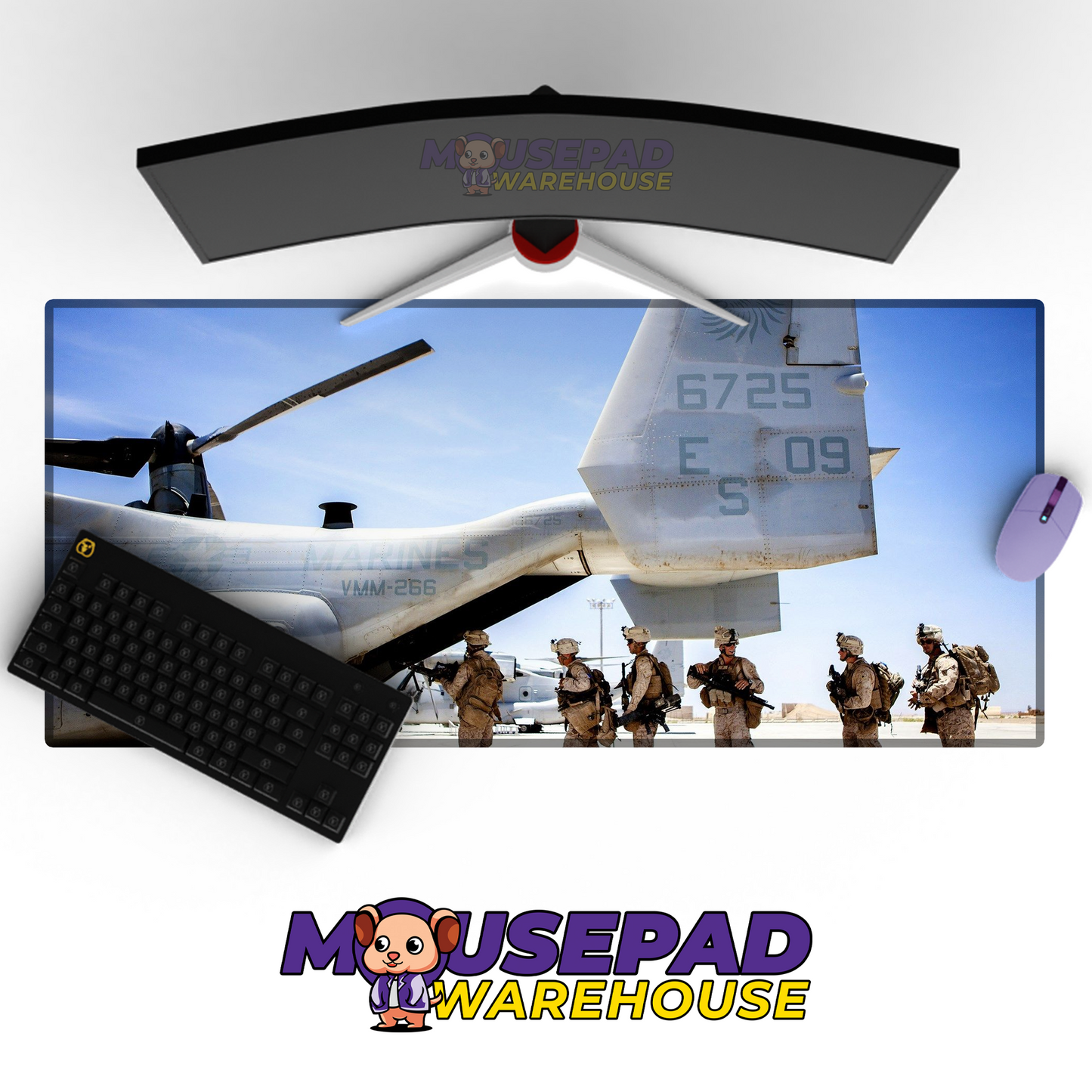 V-22 Osprey V15 Mousepad Deskmat Mockup