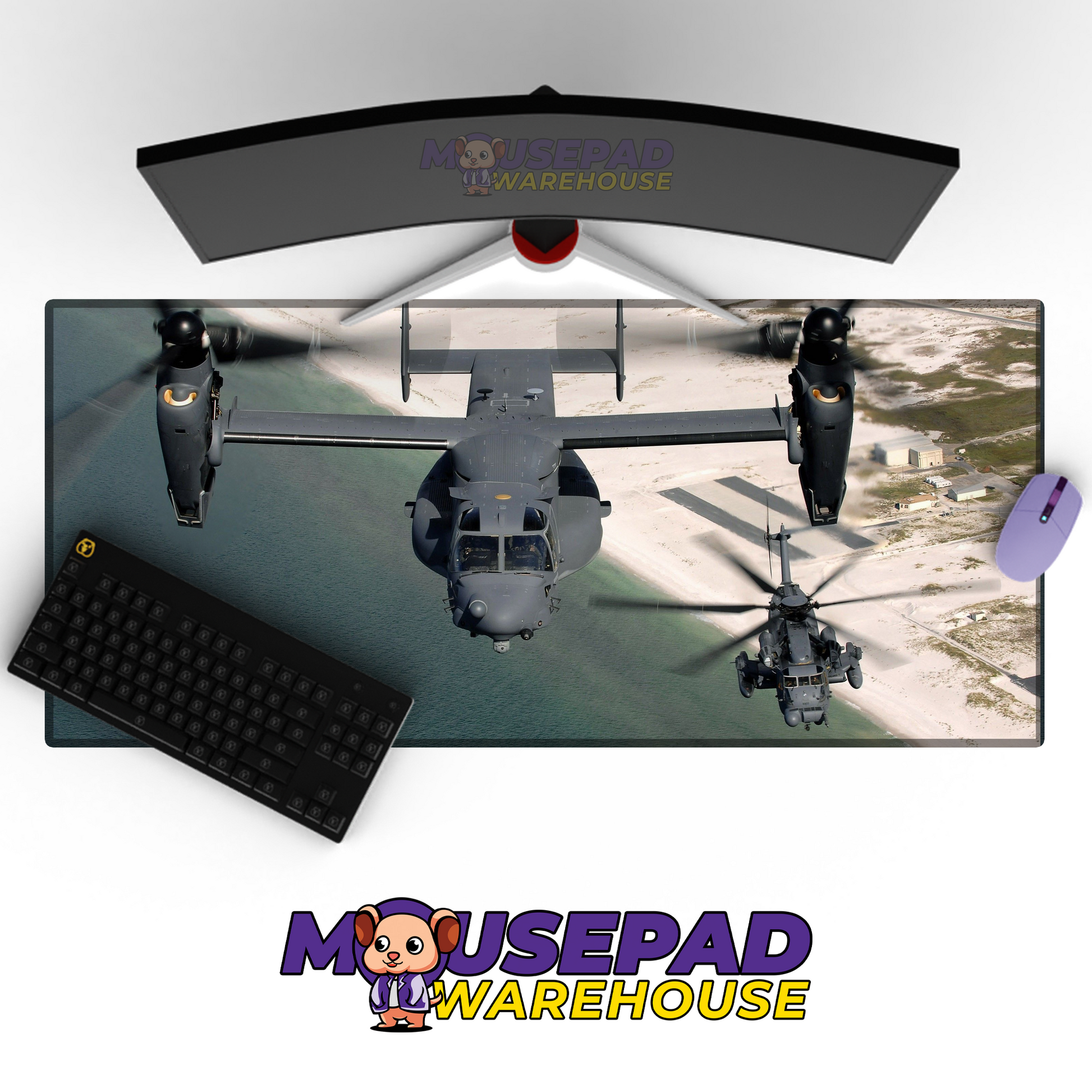 V-22 Osprey V17 Mousepad Deskmat Mockup