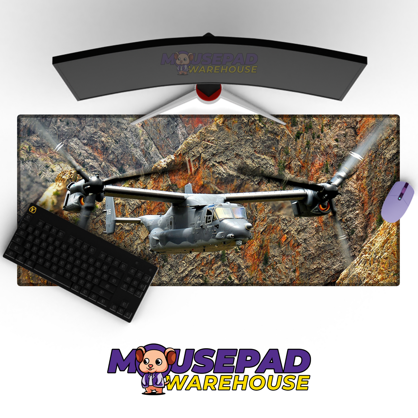 V-22 Osprey V6 Mousepad Deskmat Mockup