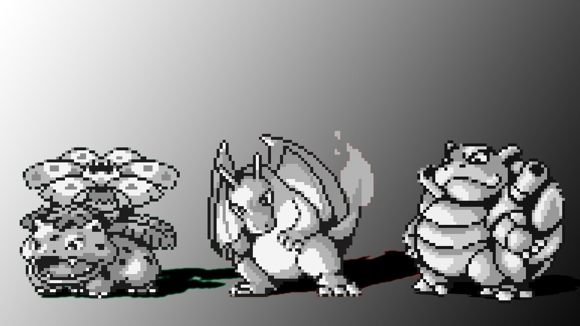 Venasaur Charizard Blastoise Original Game Sprites