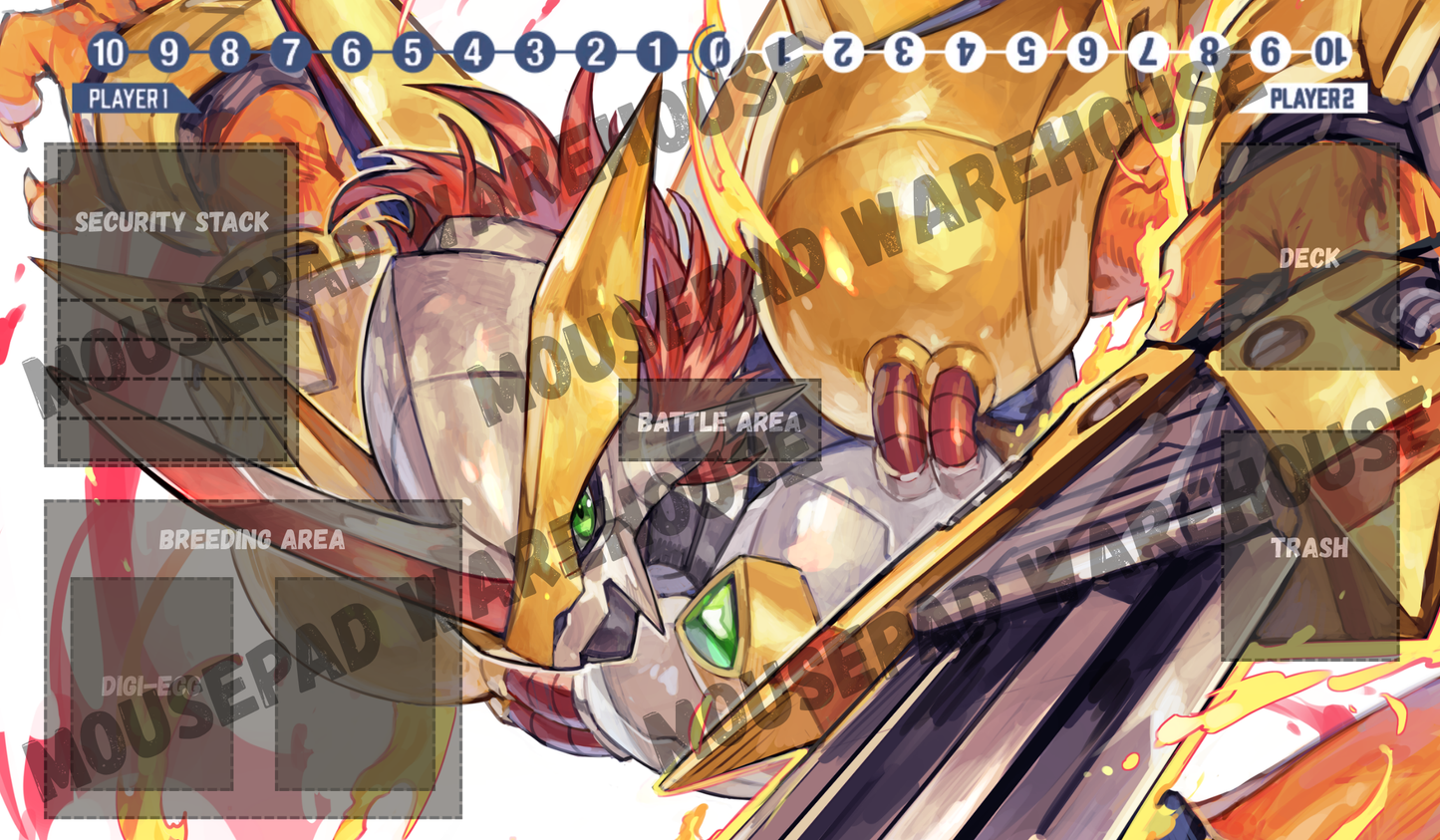 Victorygreymon Digimon Card Game Playmat