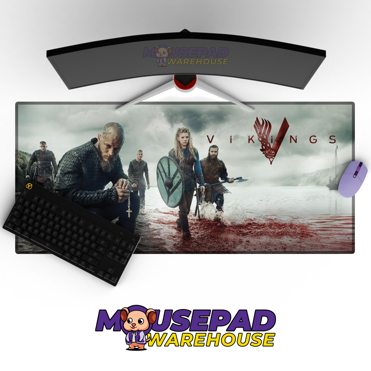 Vikings V11 Mousepad Mockup