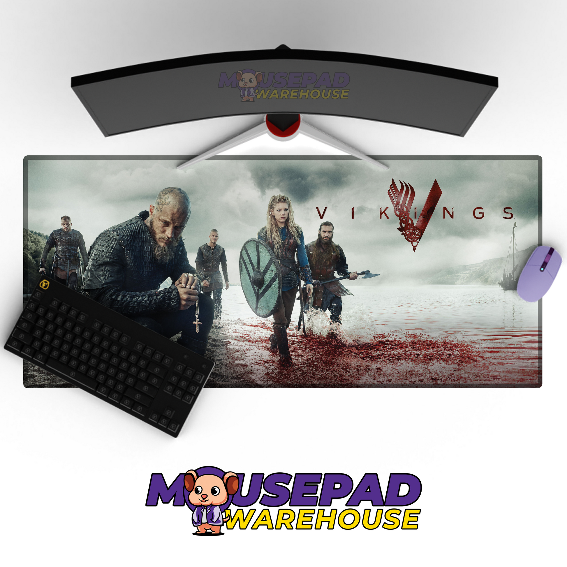 Vikings V11 Mousepad Mockup