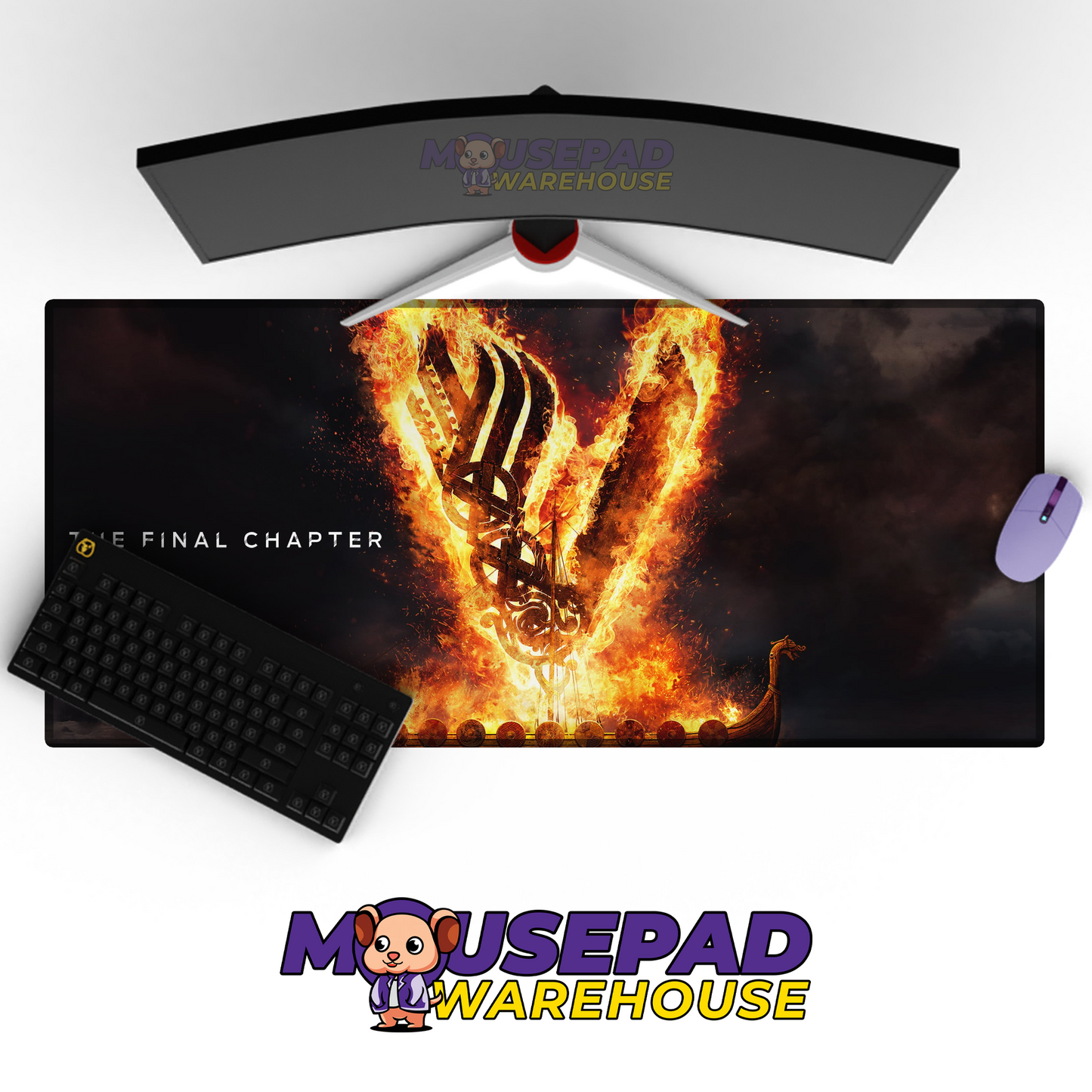 Vikings V2 Mousepad Mockup