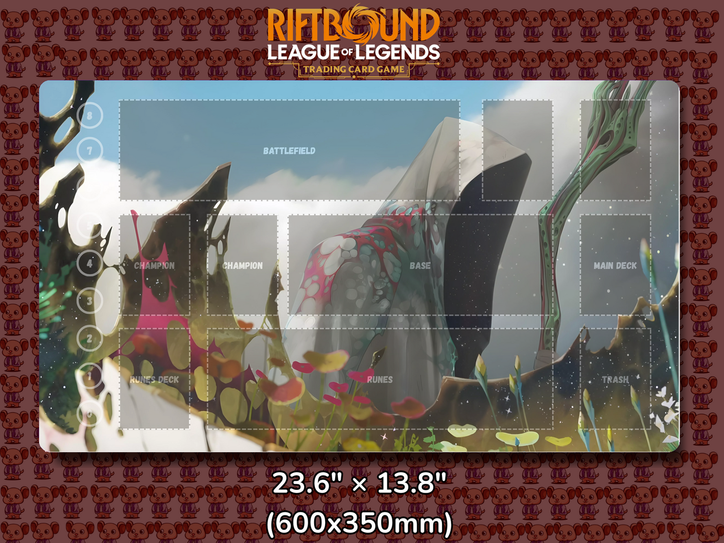 Viktor V16 - RiftBound Trading Card Game Playmat Mockup