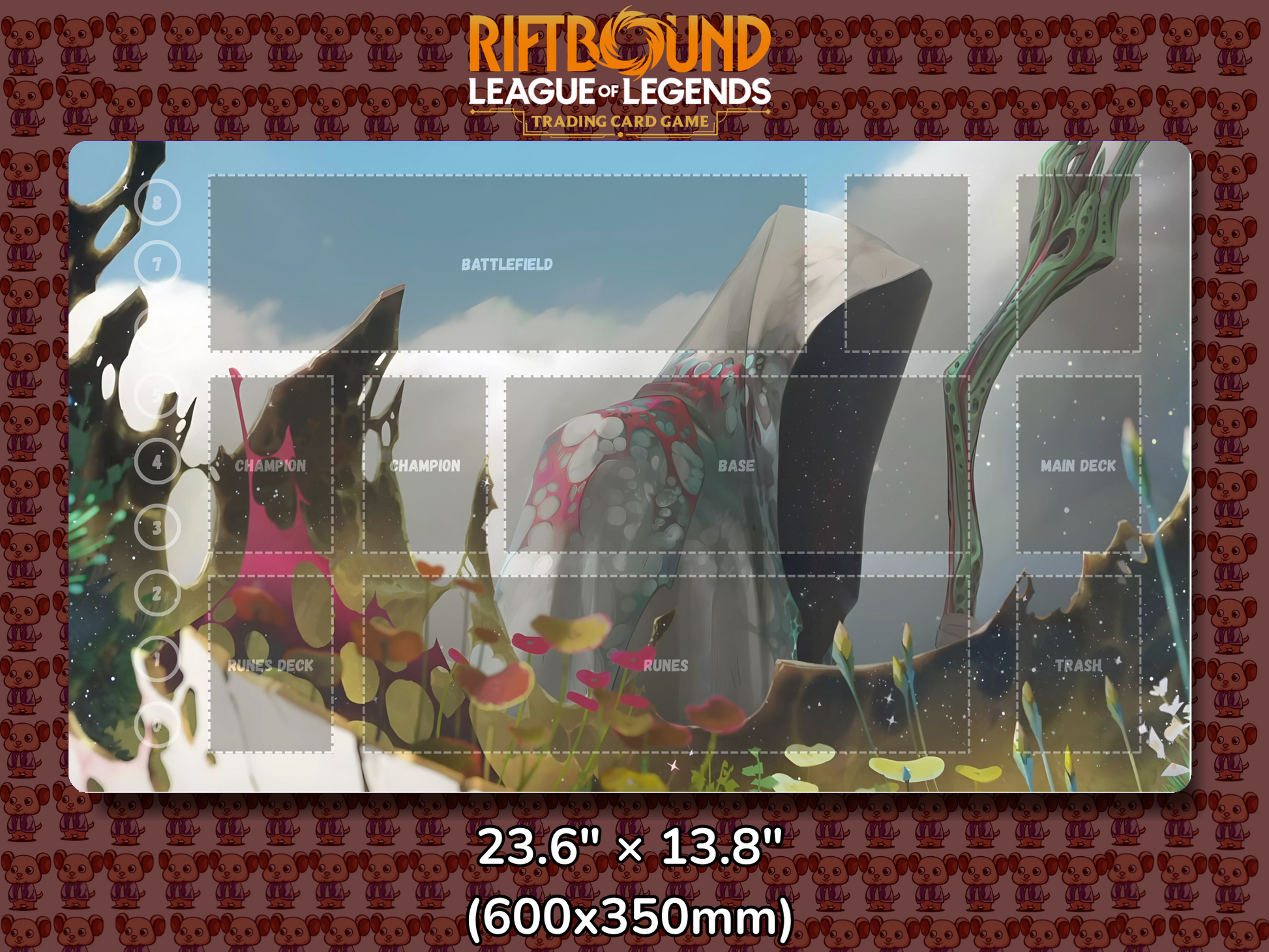 Viktor V16 - RiftBound Trading Card Game Playmat Mockup